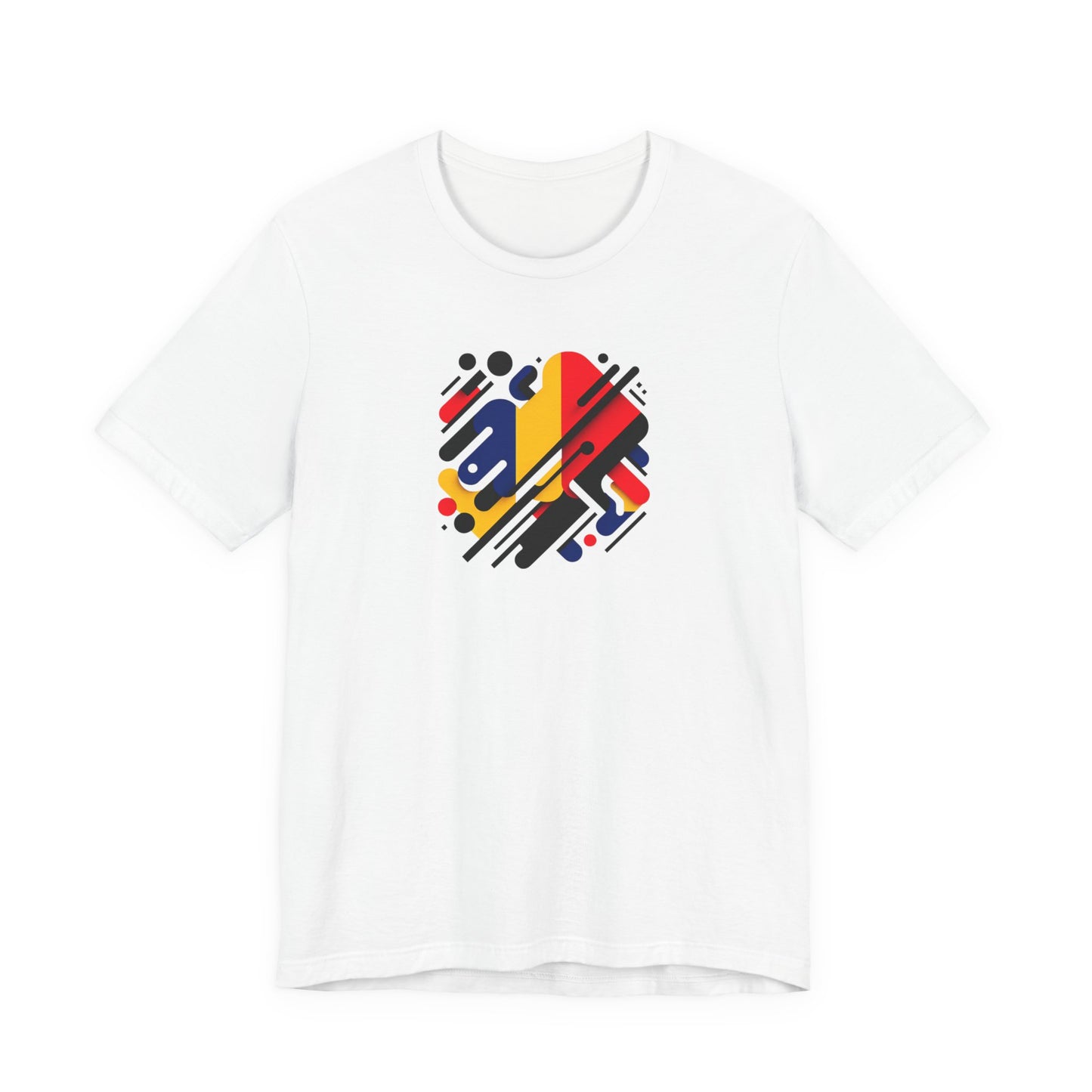 Artistic Heart Unisex Jersey Tee - Vibrant Graphic Tee, Casual Wear, Gift for Art Lovers, Birthday Surprise, Everyday Comfort