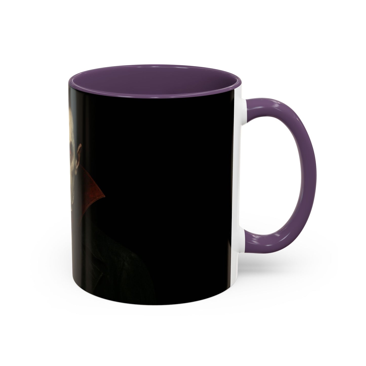 Gothic Dracula Vampire Accent Coffee Mug | Spooky Halloween Gift, Unique Home Decor, Collector's Mug, Coffee Lover's Gift