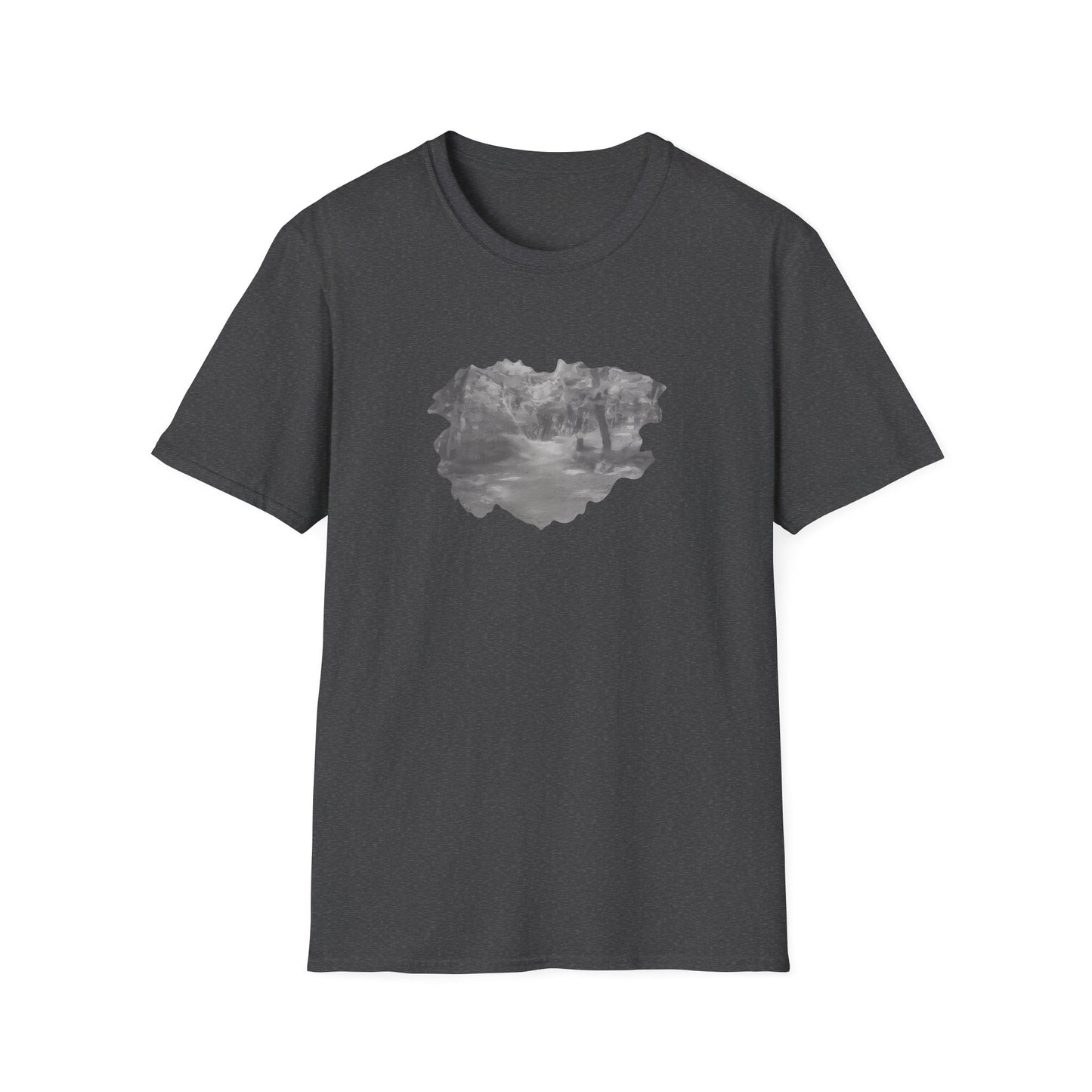 Serene Nature Landscape T-Shirt - Comfortable Unisex Tee, Outdoor Adventures, Nature Lover Gift, Casual Wear, Stylish Spring Top