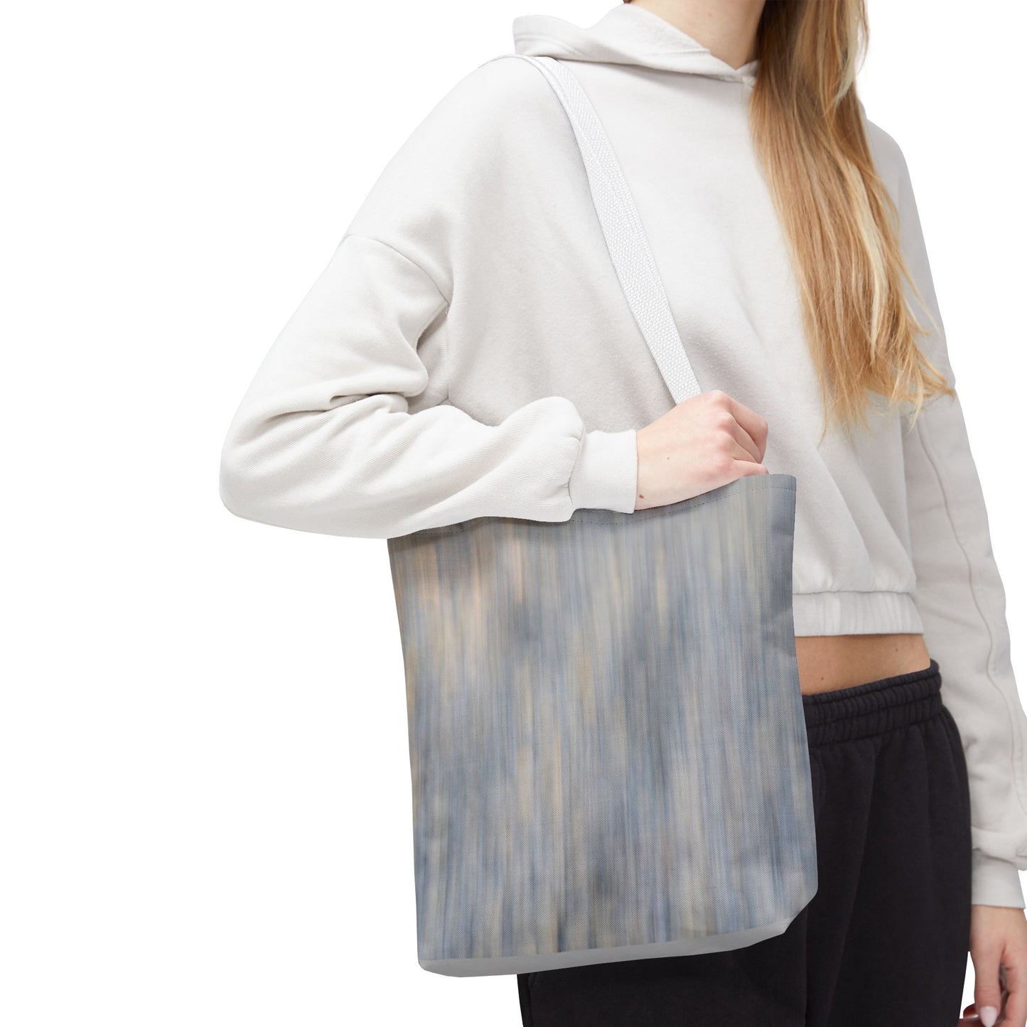 Abstract Textured Tote Bag - Stylish and Versatile for Everyday Use