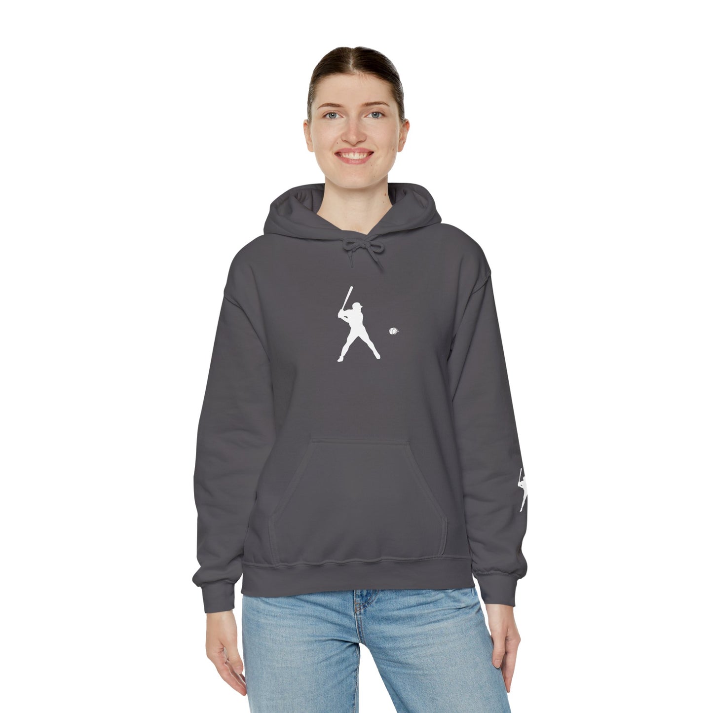 Sporty Unisex Baseball Hooded Sweatshirt, Casual Hoodie for Athletes, Perfect for Gifts, Comfy Streetwear, Ideal for Sports Events, Personal Use
