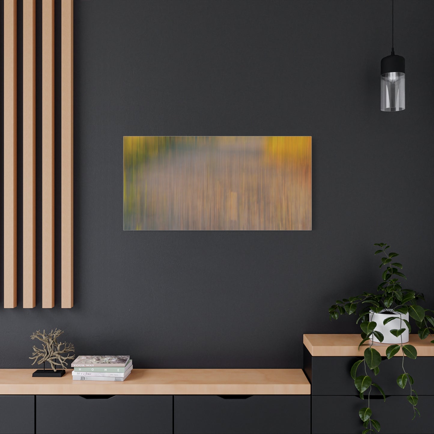 Abstract Landscape Canvas Art - 1.25" Stretched Wall Decor
