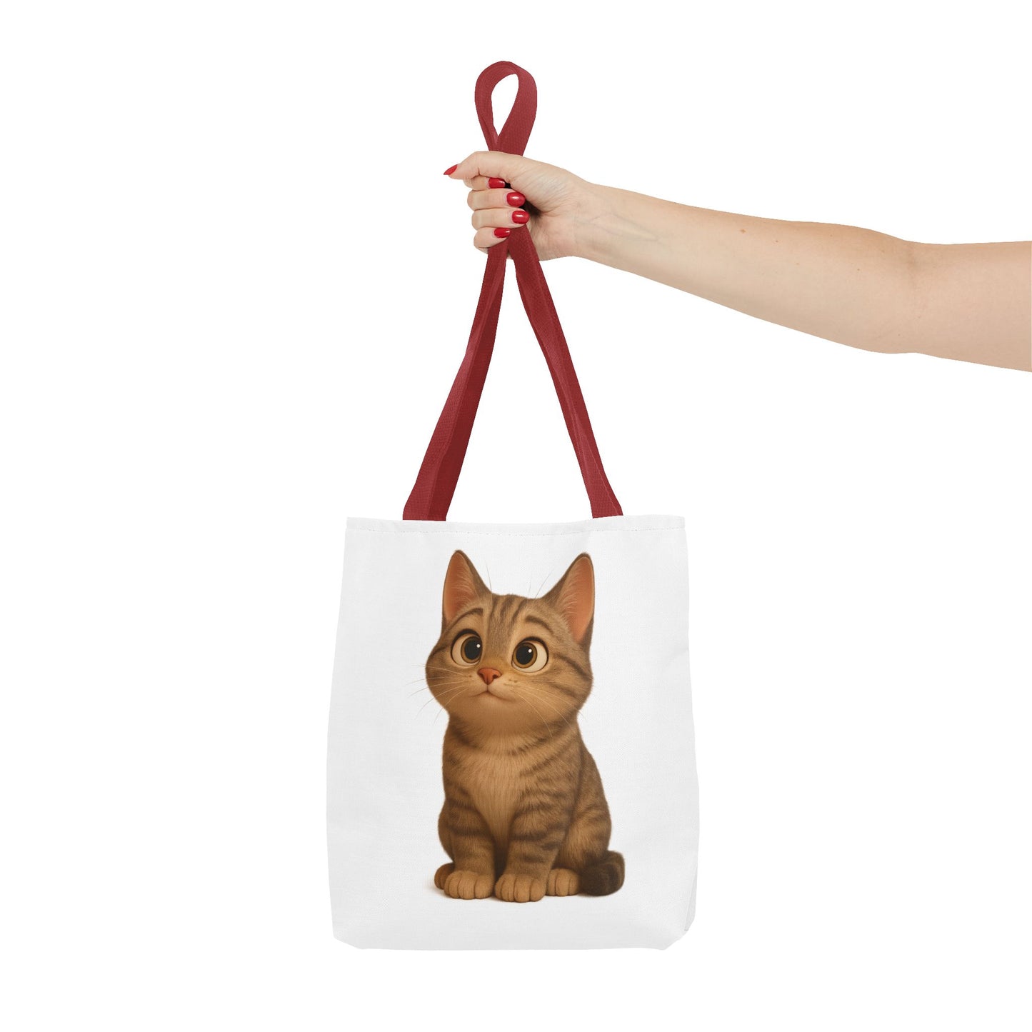 Cute Cat Tote Bag - Perfect for Animal Lovers, Eco-Friendly Carryall, Beach Bag, Shopping Tote, Gift for Cat Owners