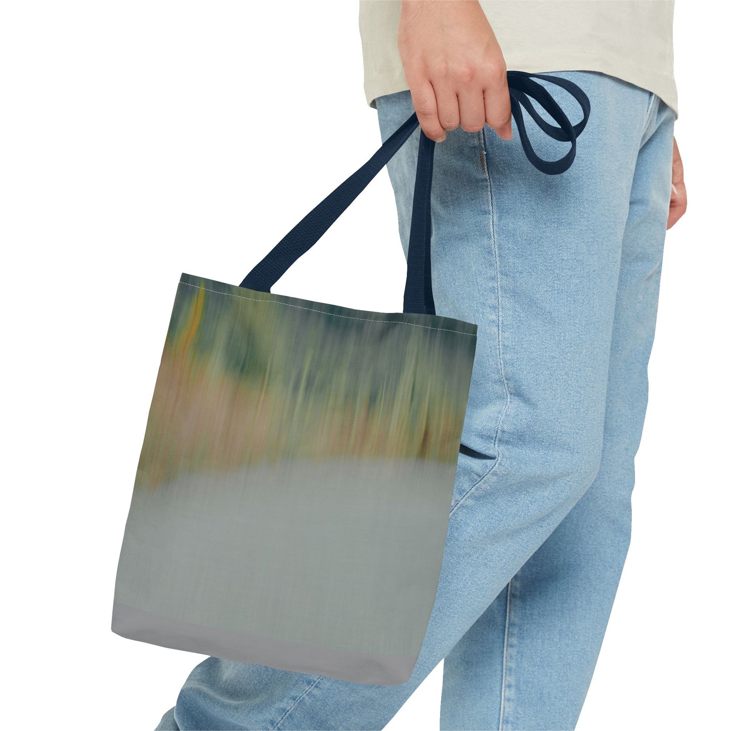 Serene Landscape Tote Bag - Stylish Eco-Friendly Carryall for Everyday Use