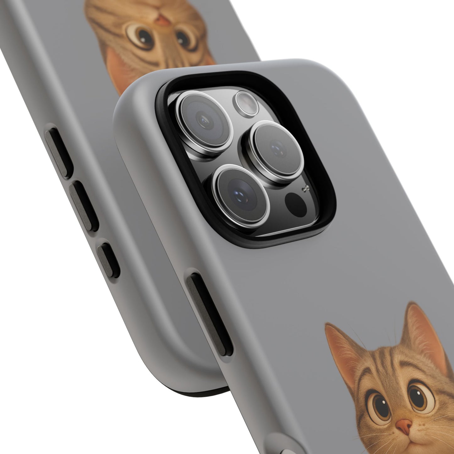 Cute Cat Phone Case, Kawaii Pet Accessory, Gift for Cat Lovers, Animal Phone Cover for Kids, Unique Kitty Design, Birthdays, Holidays