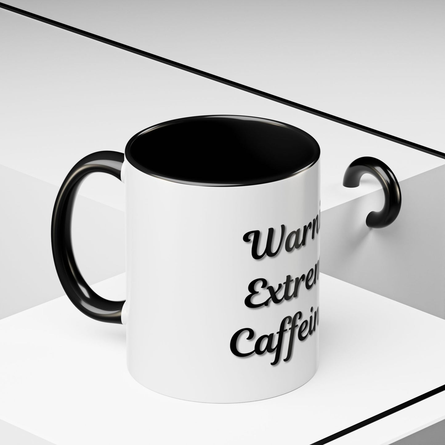 Funny Warning Coffee Mug - Extremely Caffeinated | Perfect Gift for Coffee Lovers
