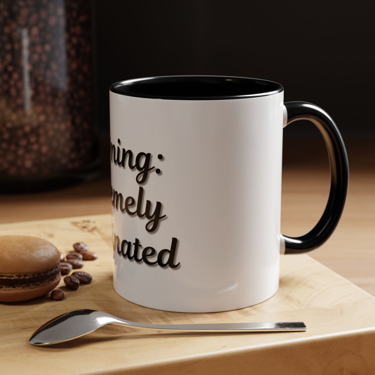 Funny Warning Coffee Mug - Extremely Caffeinated | Perfect Gift for Coffee Lovers