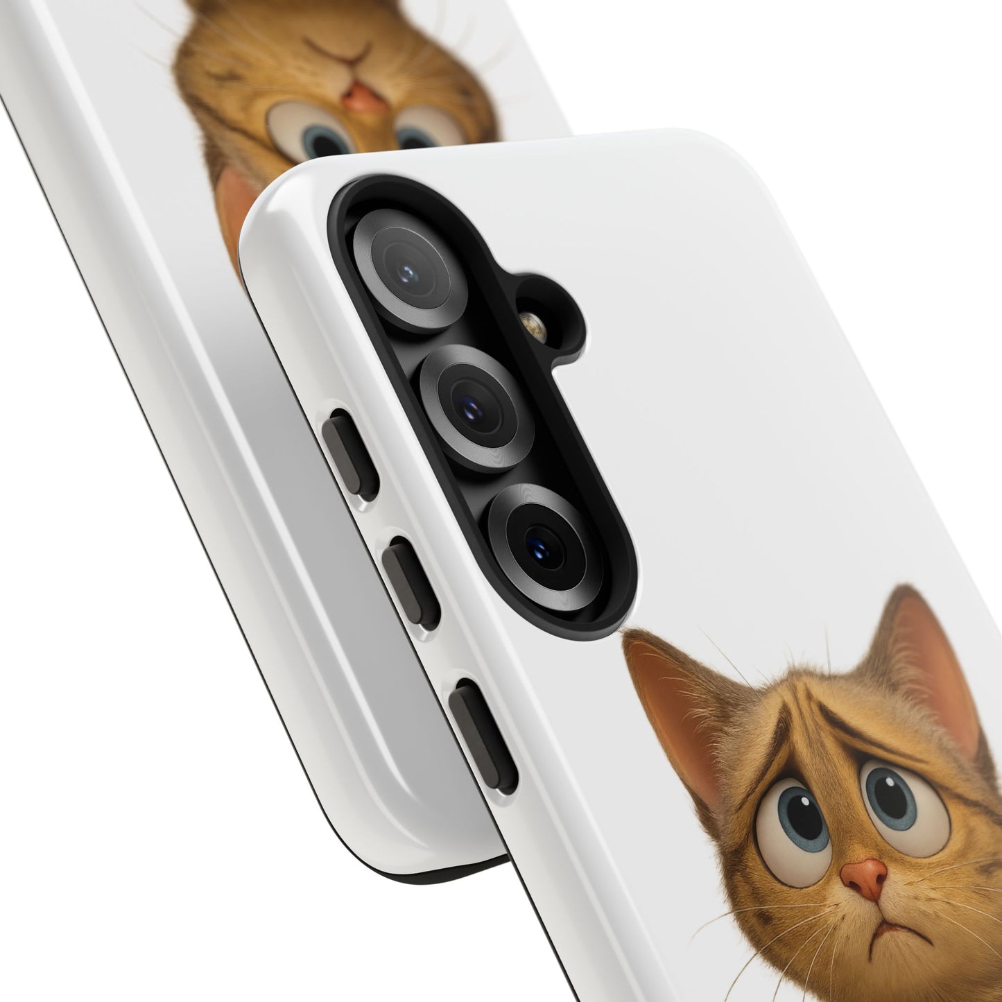 Cute Cat Phone Case, Funny Kitty Case, Animal Lover Gift, Cat Lover Accessory, Unique Cat Design Case, Pet Mom Gift