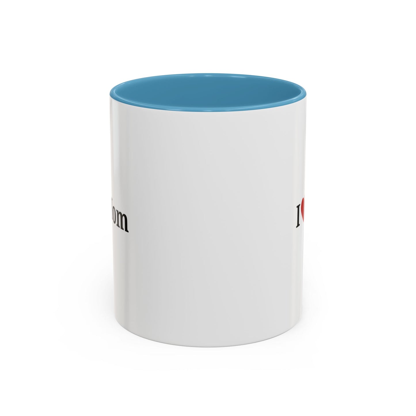 I Love Mom Accent Coffee Mug - Perfect Gift for Mother's Day & Special Occasions