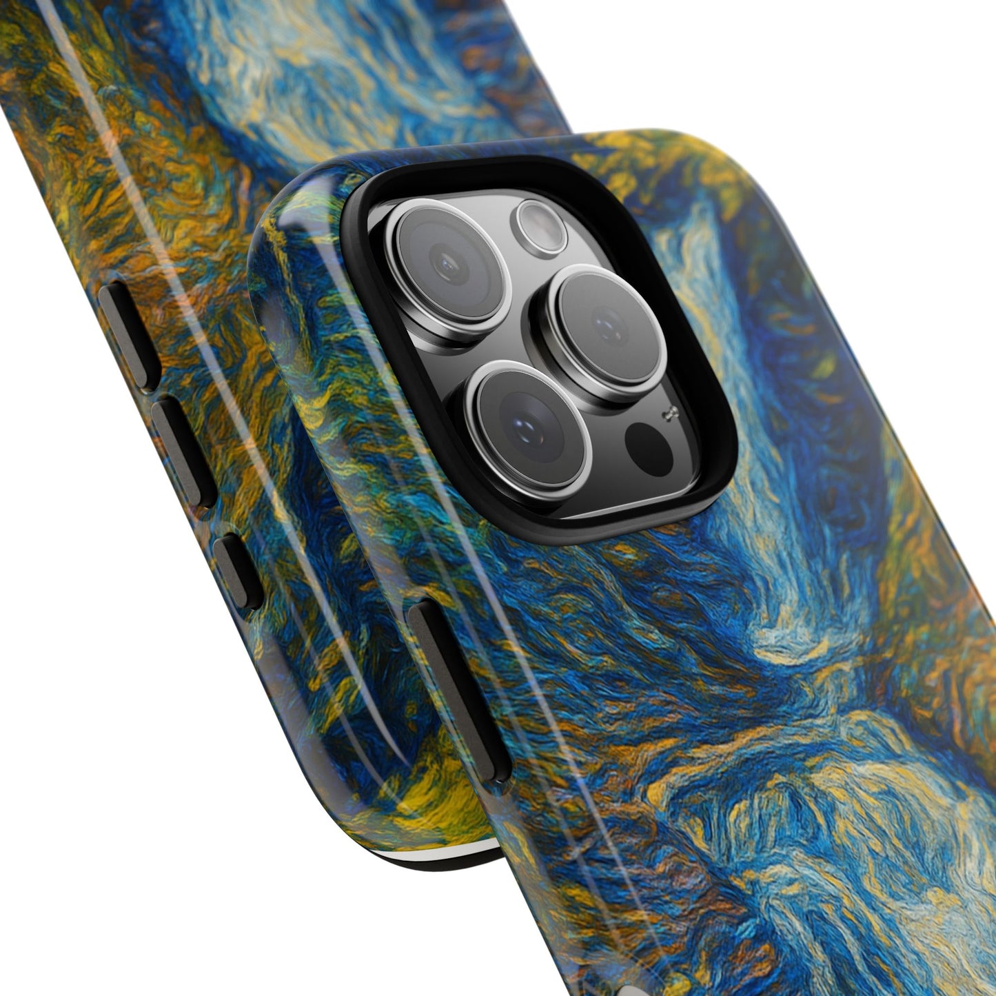 Artistic Phone Case - Waterfall Design, Unique Gift, Phone Accessory, Nature Lover, Original Artwork