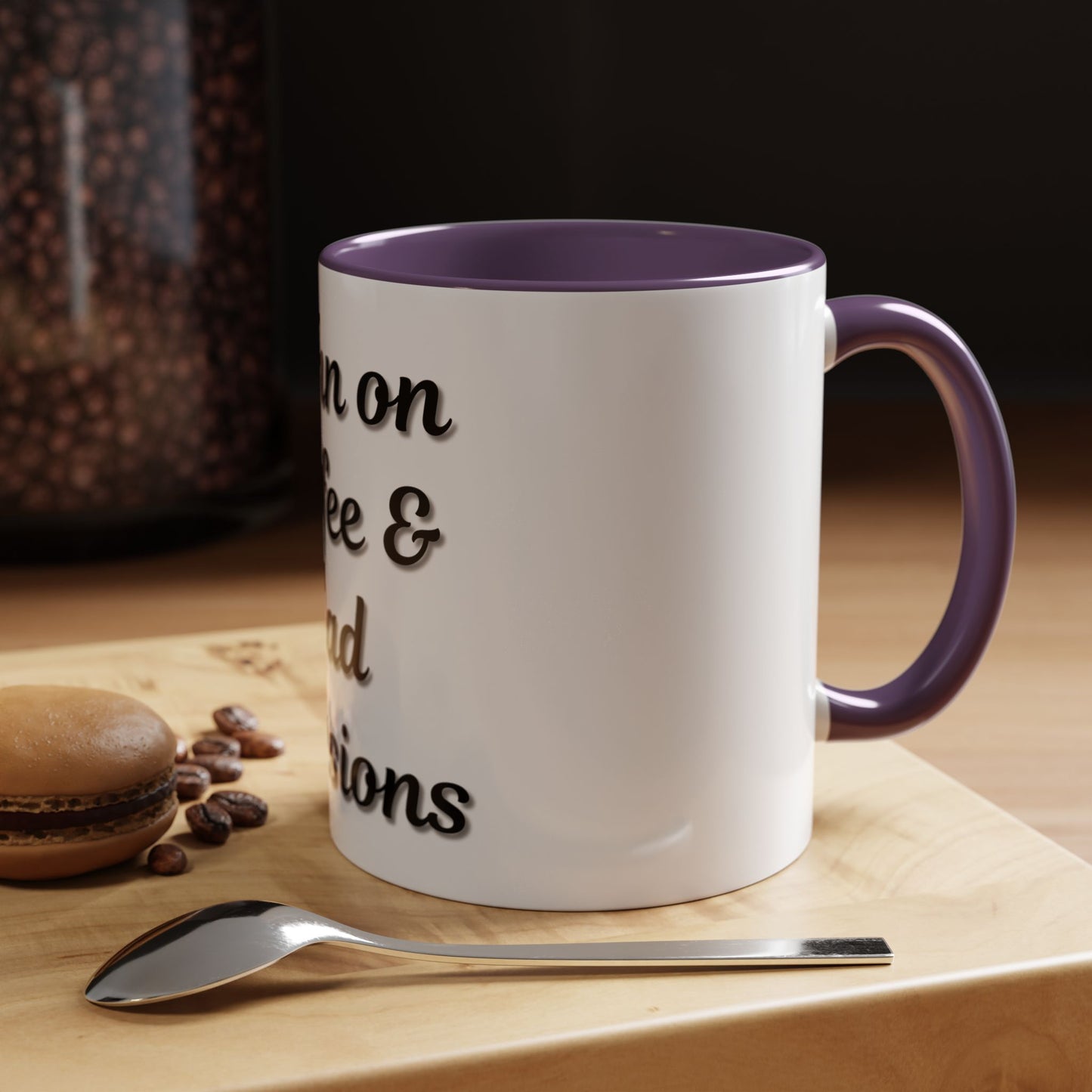 Funny Coffee Mug - "I Run on Coffee & Bad Decisions" - Perfect Gift for Coffee Lovers