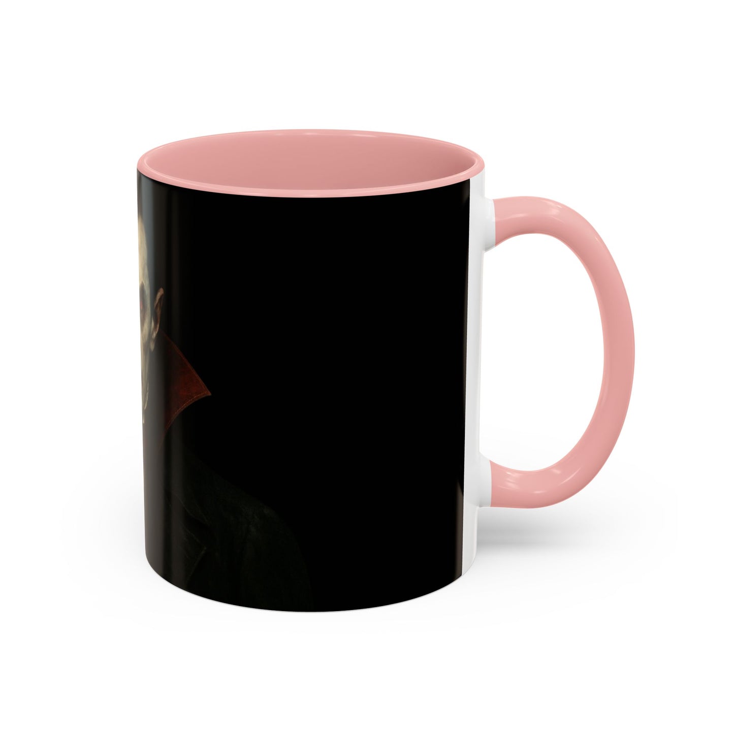 Gothic Dracula Vampire Accent Coffee Mug | Spooky Halloween Gift, Unique Home Decor, Collector's Mug, Coffee Lover's Gift