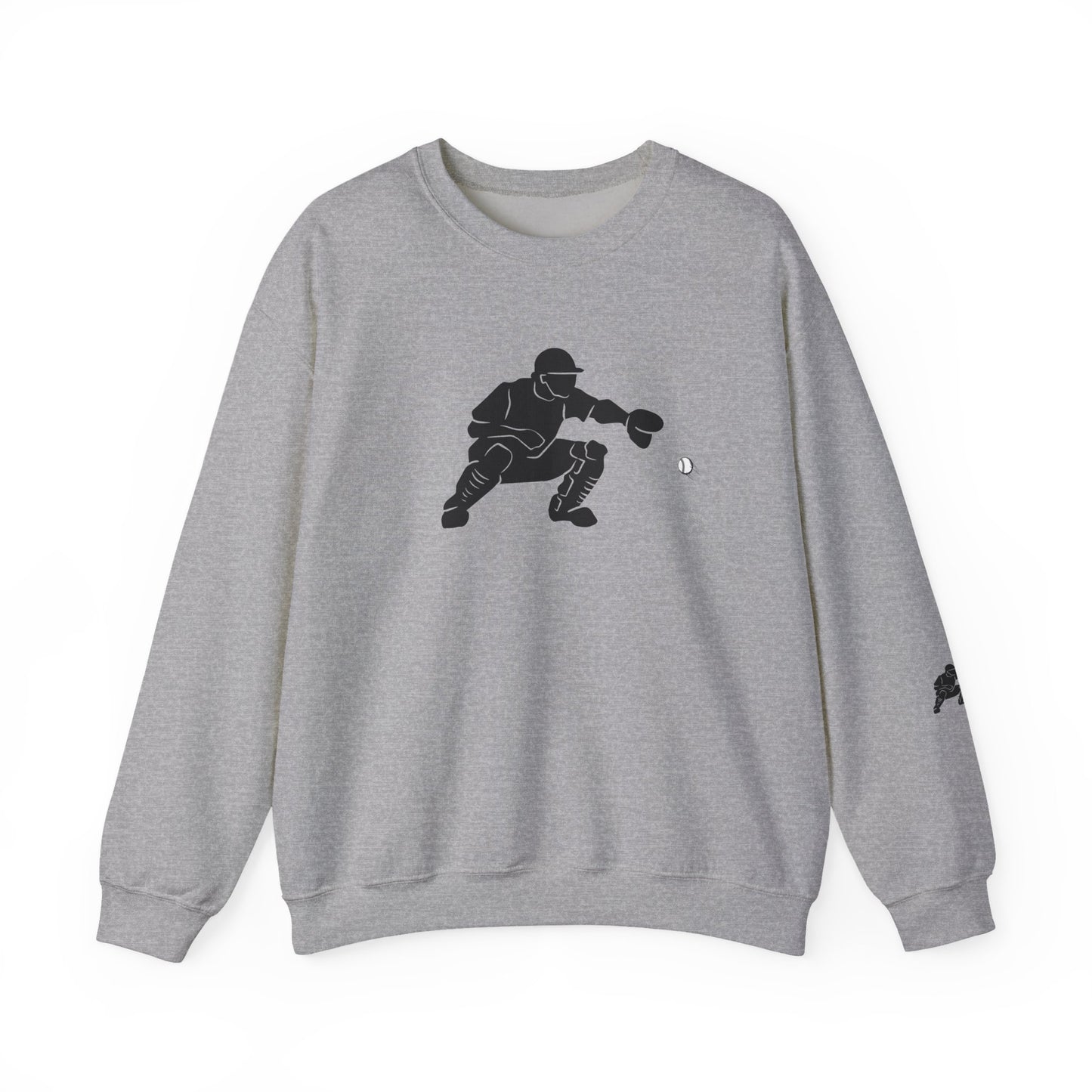 Baseball Catcher Crewneck Sweatshirt | Unisex Sports Apparel | Perfect for Game Days, Gifts, and Casual Wear | Baseball Lover's Gift