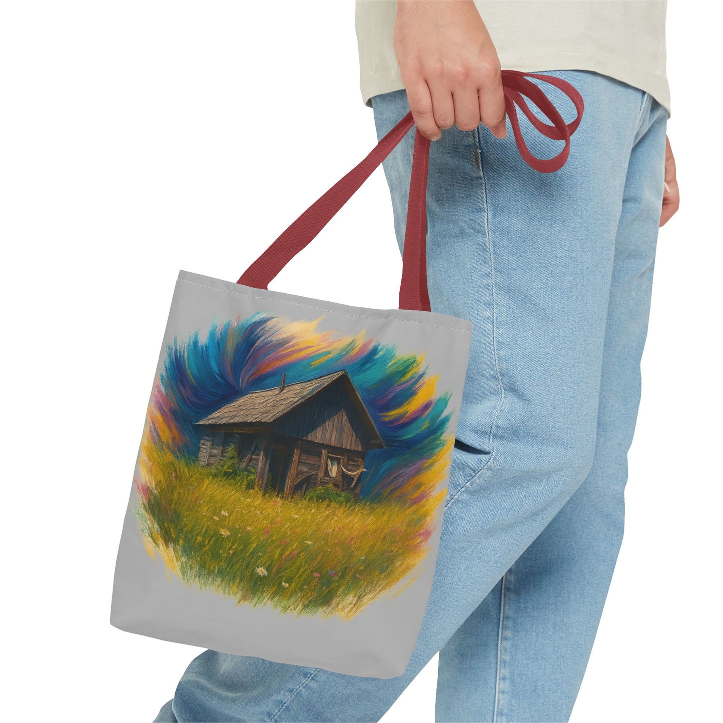 Rustic Charm Tote Bag | Boho Bag | Eco-Friendly Custom Design | Nature Lover Gift | Canvas Purse | Casual Carryall