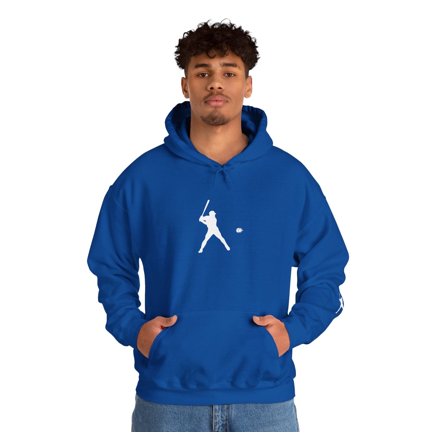 Sporty Unisex Baseball Hooded Sweatshirt, Casual Hoodie for Athletes, Perfect for Gifts, Comfy Streetwear, Ideal for Sports Events, Personal Use