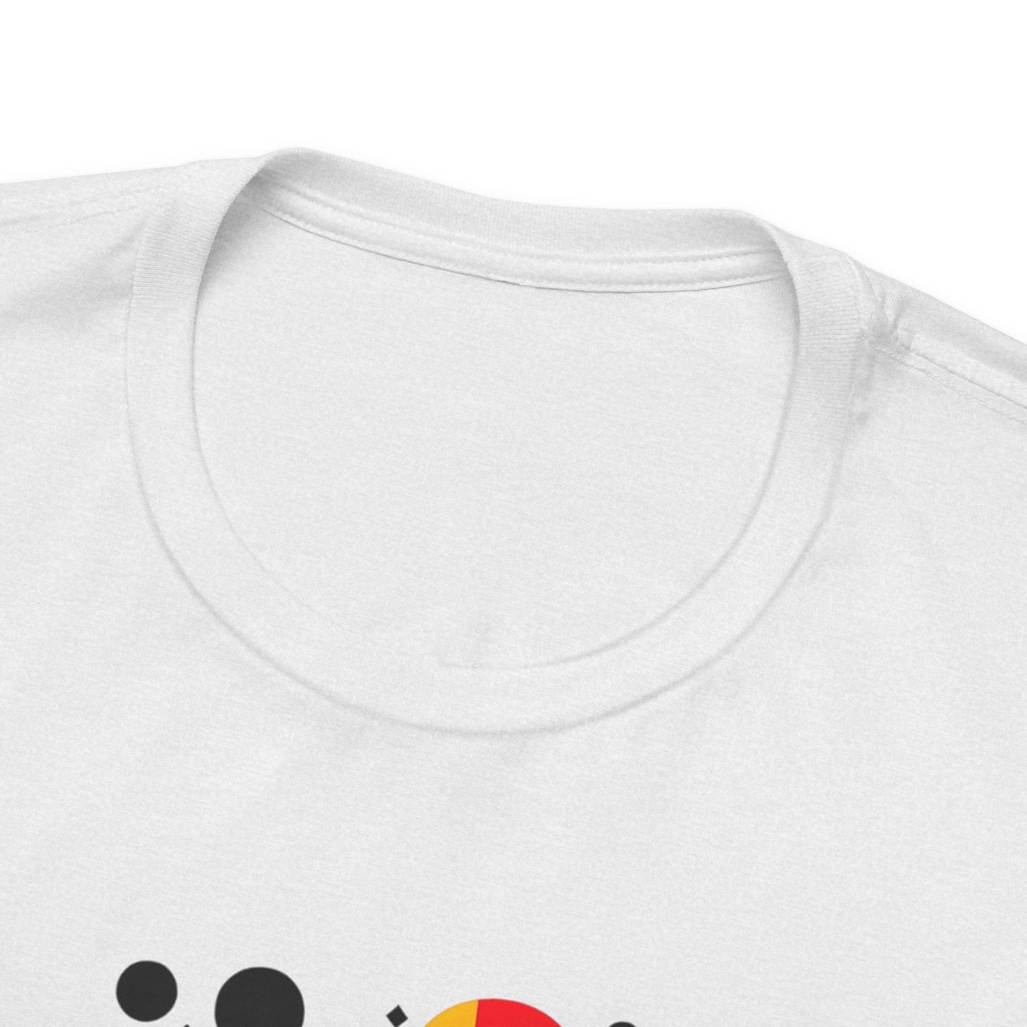 Artistic Heart Unisex Jersey Tee - Vibrant Graphic Tee, Casual Wear, Gift for Art Lovers, Birthday Surprise, Everyday Comfort