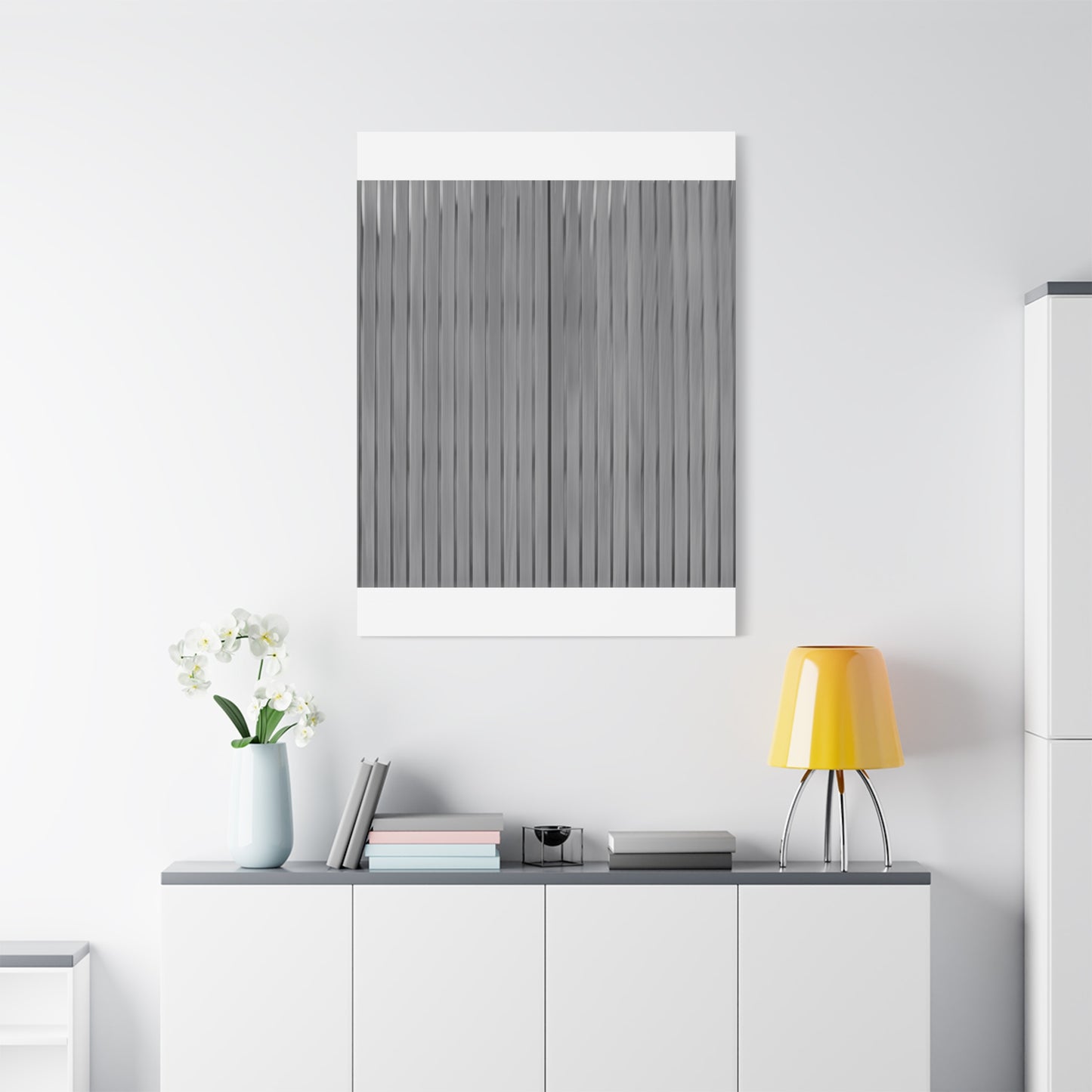Modern Striped Canvas Art - 1.25" Stretched Wall Decor