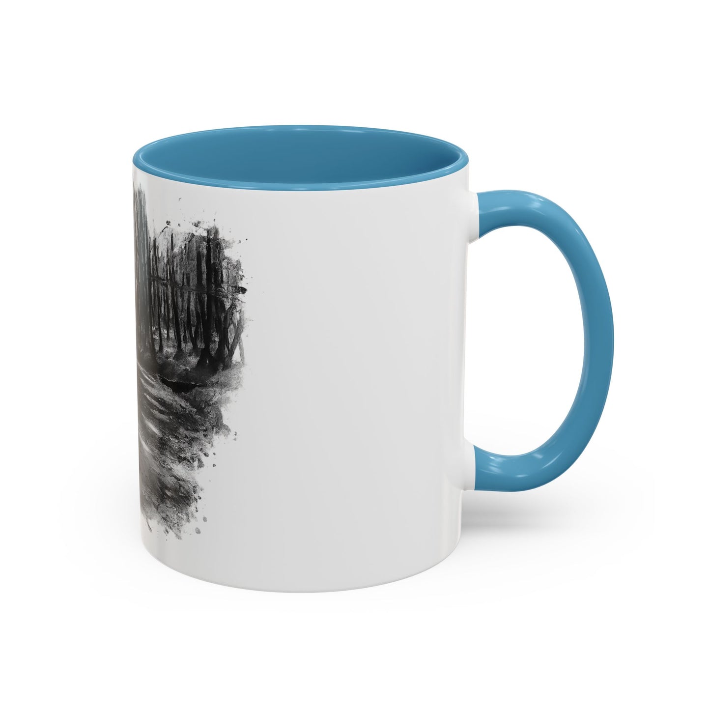 Moody Abstract Forest Coffee Mug | Unique Gift for Nature Lovers, Cozy Home Decor, Perfect for Coffee, Tea, and Hot Chocolate