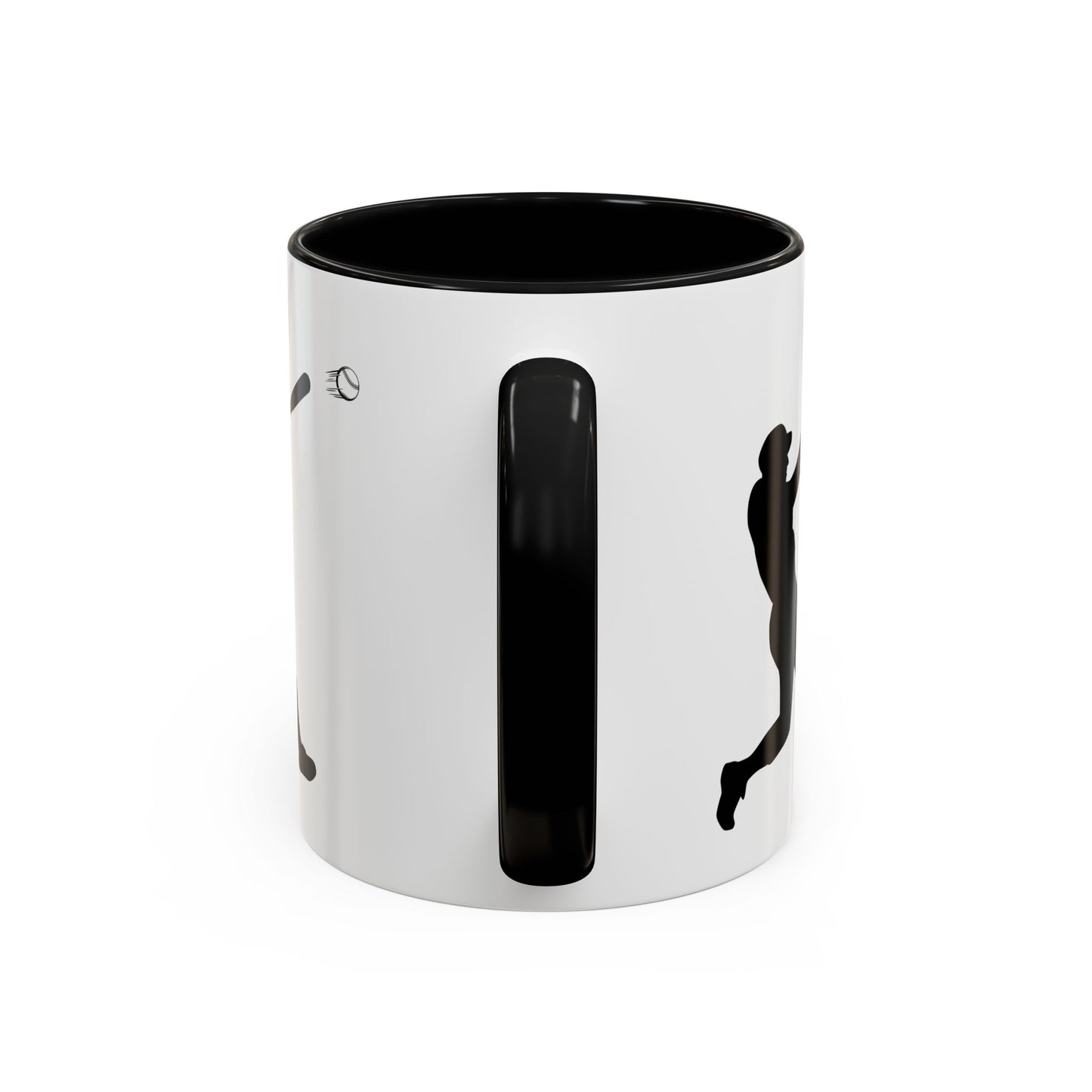 Baseball Player Accent Coffee Mug, Sports Gift, Baseball Lover Mug, Unique Coffee Cup, Personalized Sports Mug