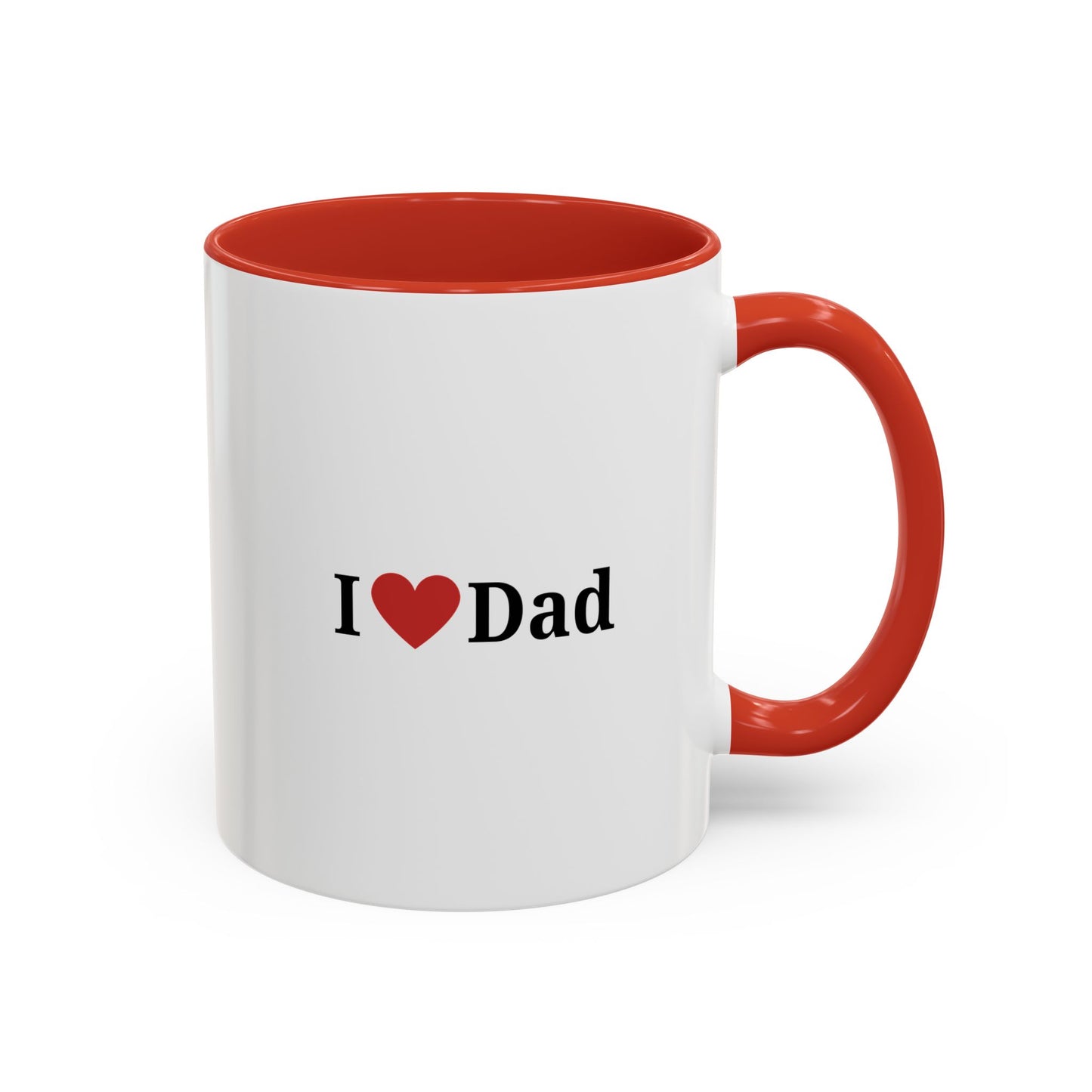 I Love Dad Accent Coffee Mug - Perfect Gift for Father's Day & Birthdays