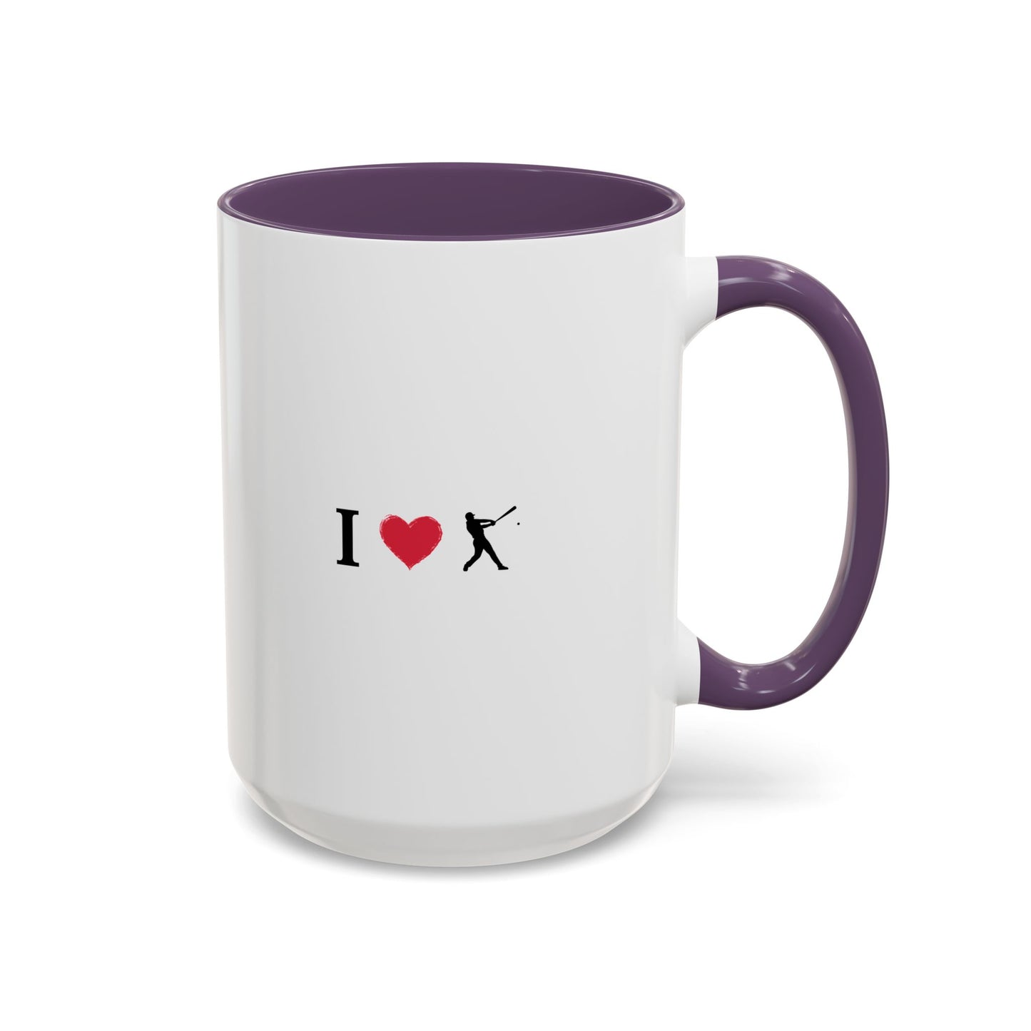 Baseball Love Accent Coffee Mug – Perfect Gift for Sports Fans, Home or Office Use, Great for Birthdays, Anniversaries, and Holidays