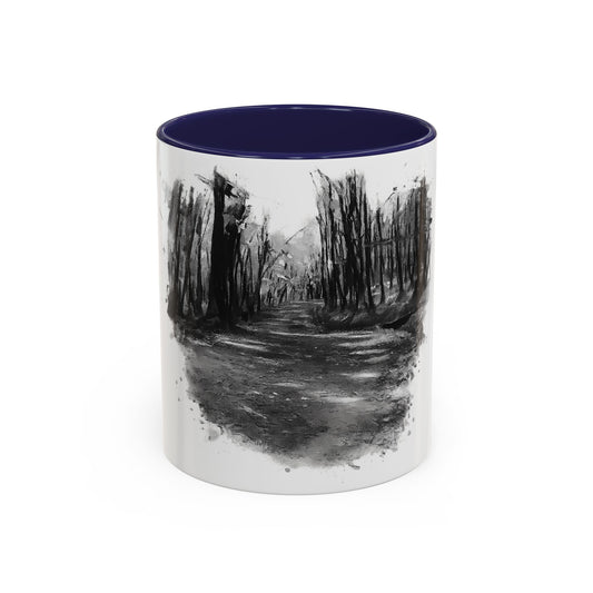 Moody Abstract Forest Coffee Mug | Unique Gift for Nature Lovers, Cozy Home Decor, Perfect for Coffee, Tea, and Hot Chocolate