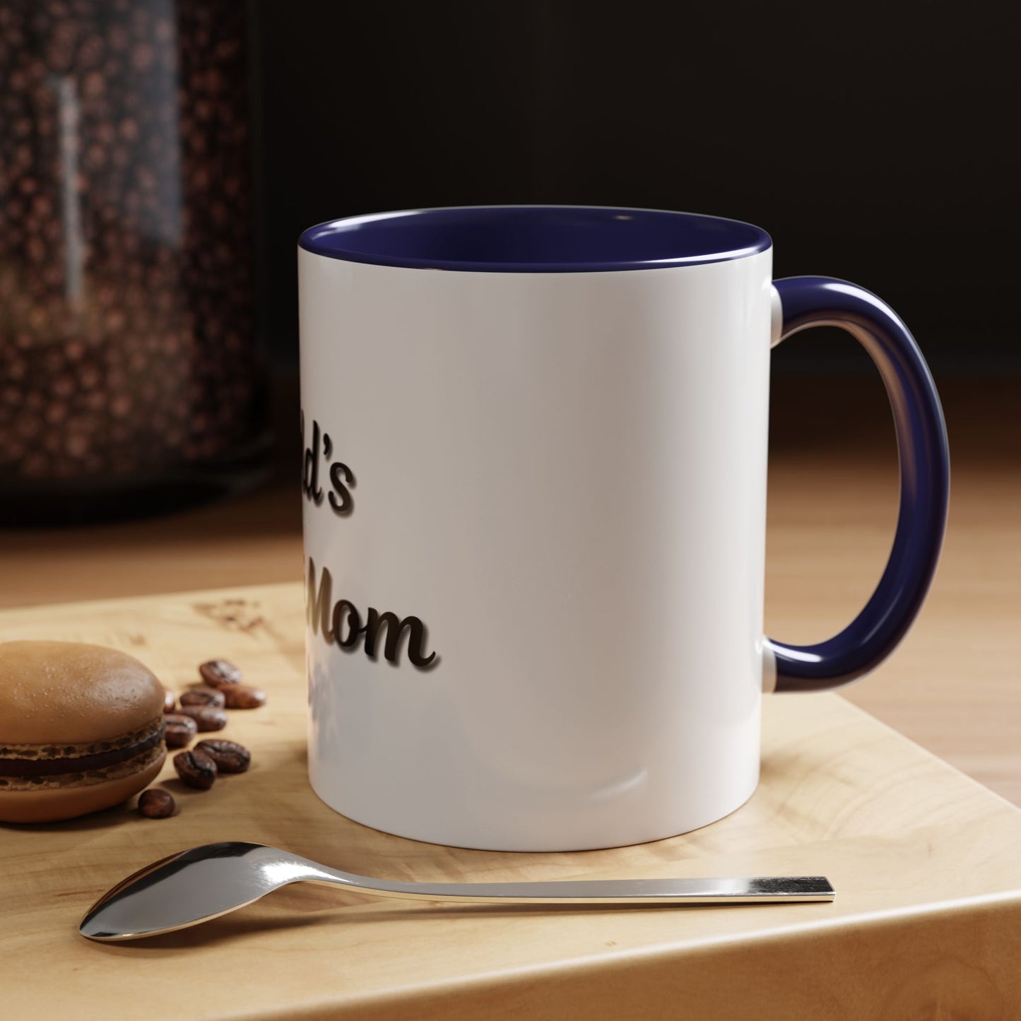 World's Best Mom Accent Coffee Mug - 11oz & 15oz - Perfect Gift for Mother's Day