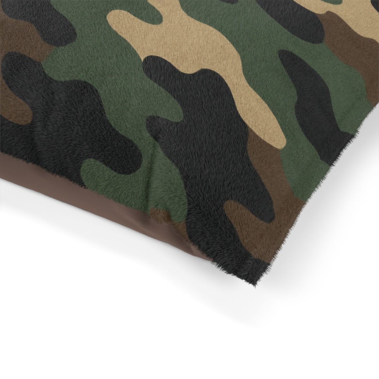 Camouflage Pet Bed for Dogs and Cats, Cozy Military-Inspired Dog Bed, Camo Pet Cushion, Stylish Pet Bedding, Gift for Pet Lovers