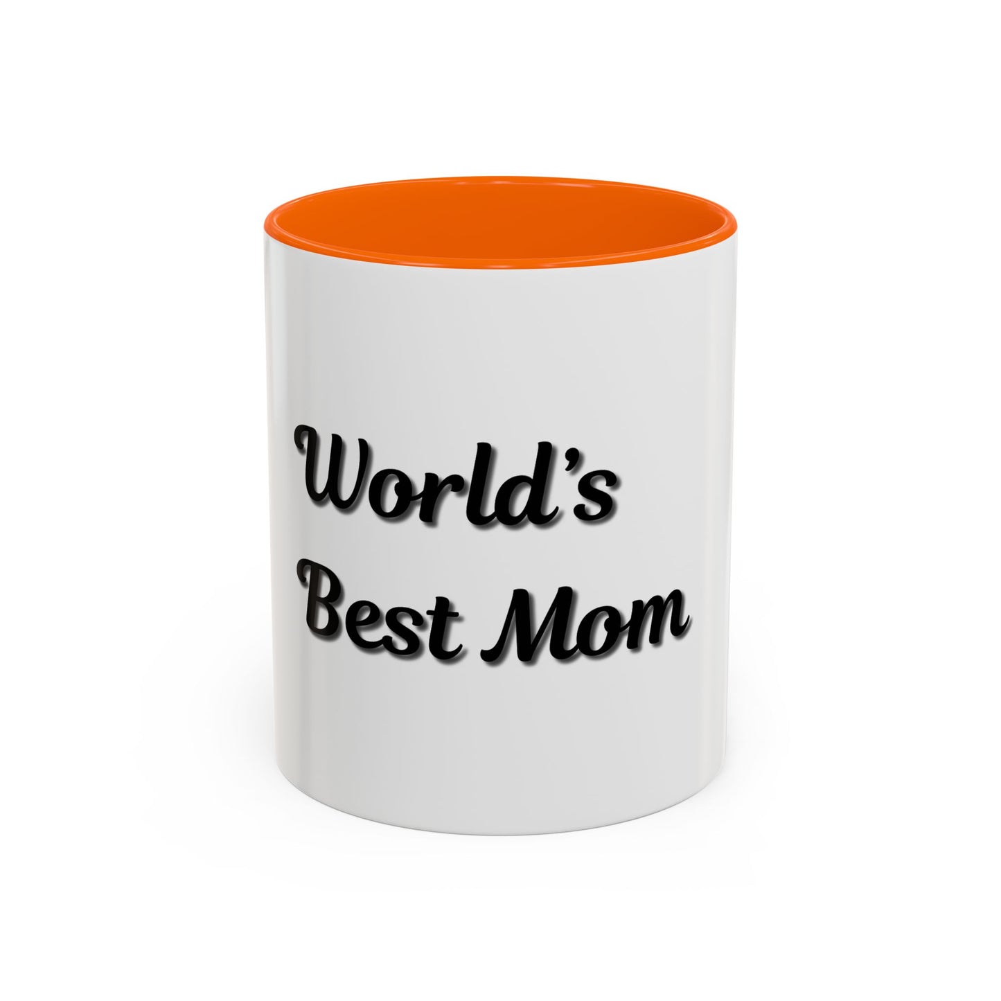 World's Best Mom Accent Coffee Mug - 11oz & 15oz - Perfect Gift for Mother's Day - product image