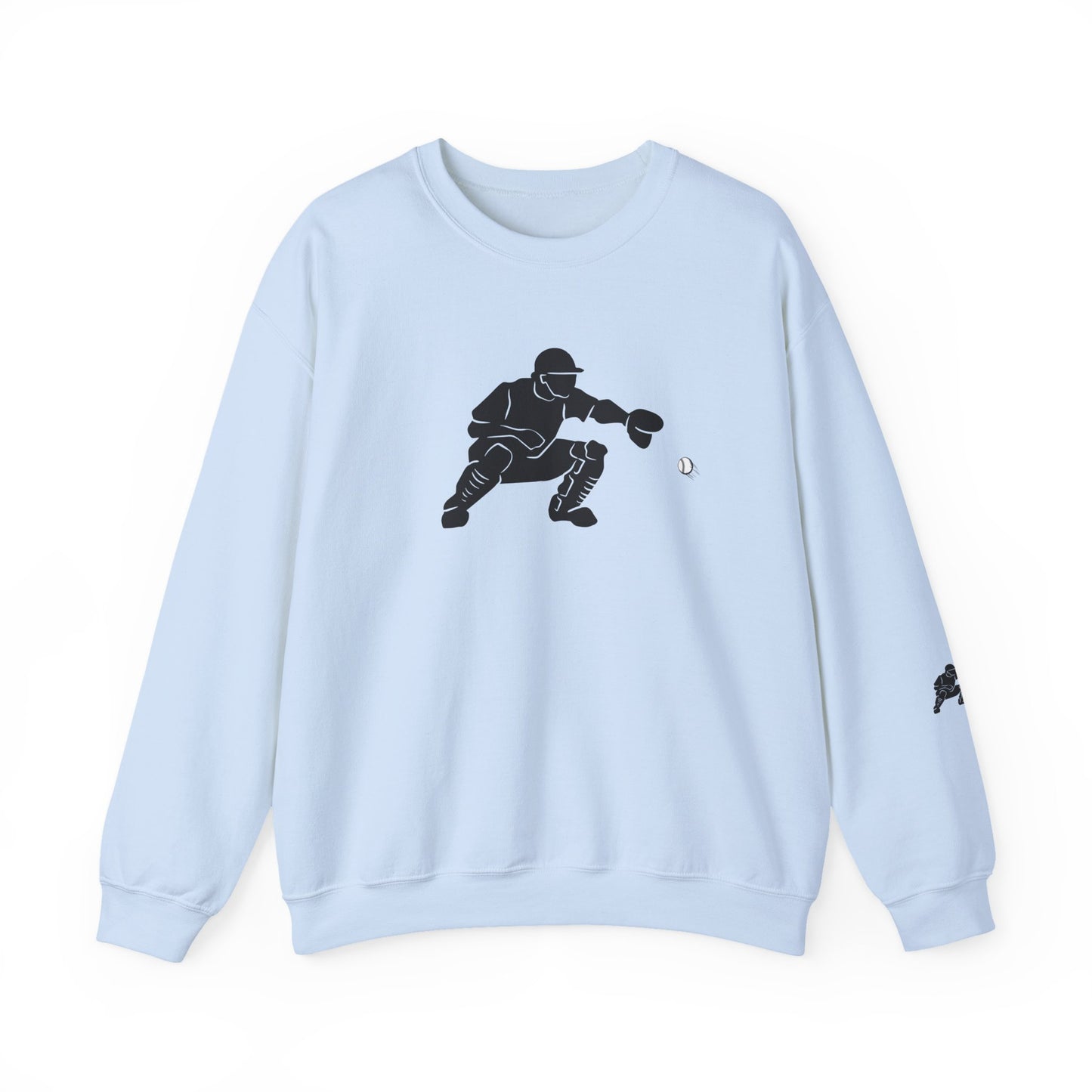 Baseball Catcher Crewneck Sweatshirt | Unisex Sports Apparel | Perfect for Game Days, Gifts, and Casual Wear | Baseball Lover's Gift