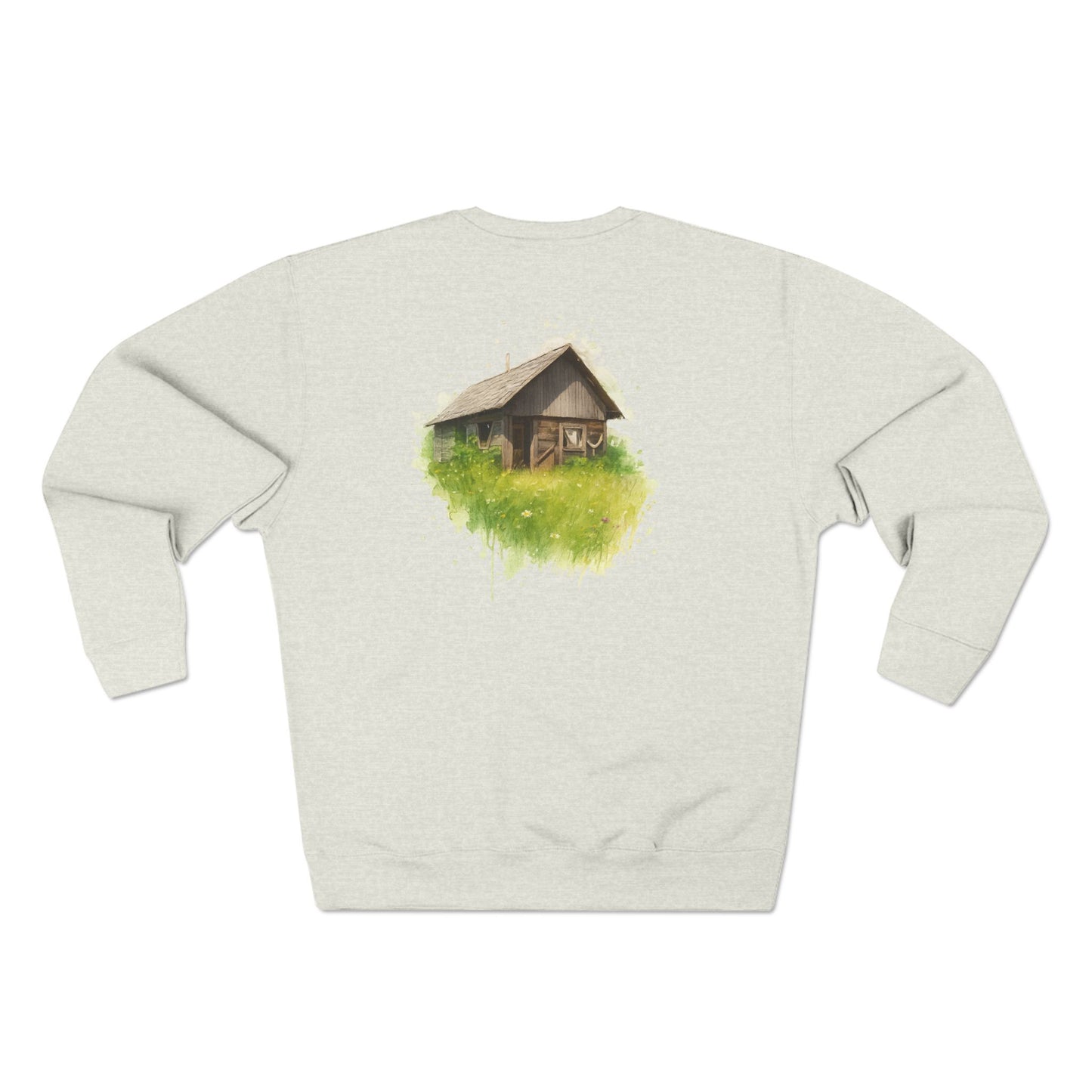 Cozy Art Print Crewneck Sweatshirt: Nature Lover, Graphic Sweater, Unique Gift, Home Decor Apparel, Casual Style