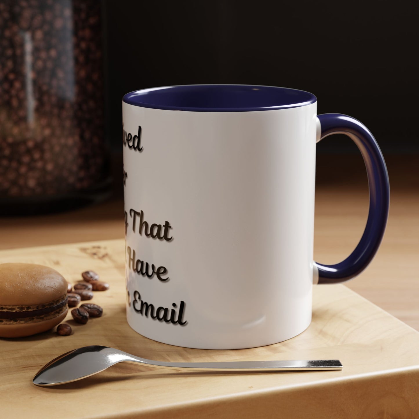 Humorous Coffee Mug - "I Survived Another Meeting That Should Have Been an Email"