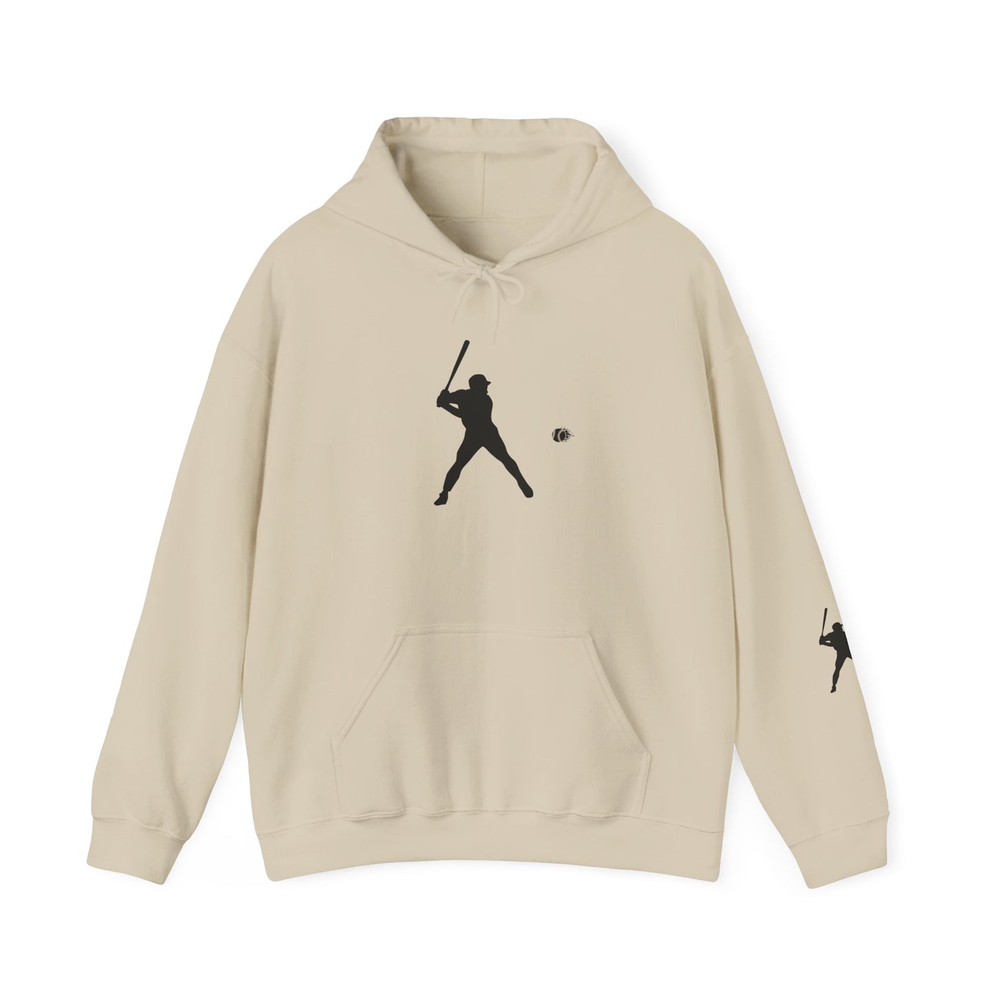 Baseball Themed Unisex Hoodie, Streetwear, Sports Fan Sweatshirt, Gift for Athletes, Casual Wear, Fall Fashion