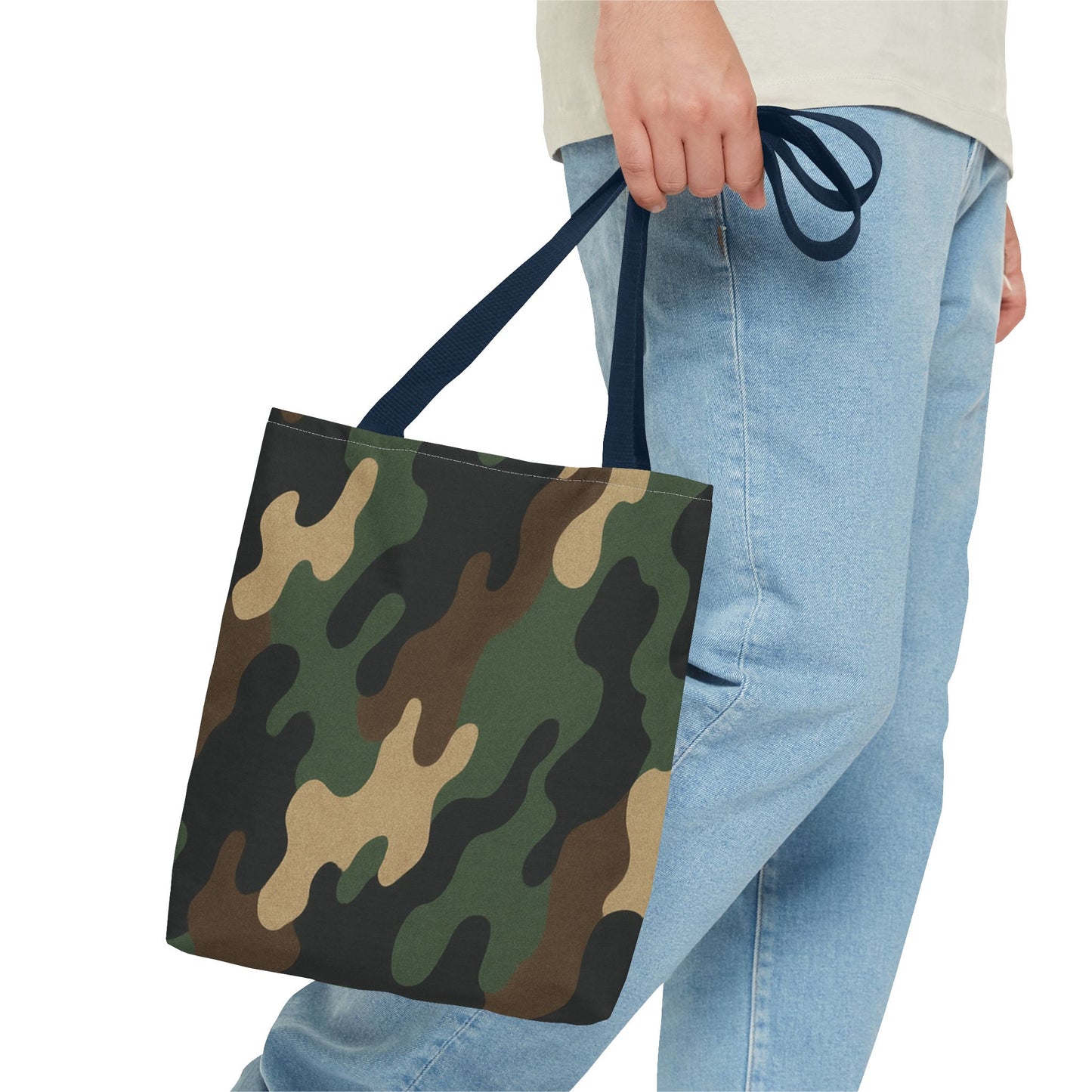 Stylish Camouflage Tote Bag, Reusable Shopping Bag, Beach Tote, Casual Carry-All, Gift for Him or Her