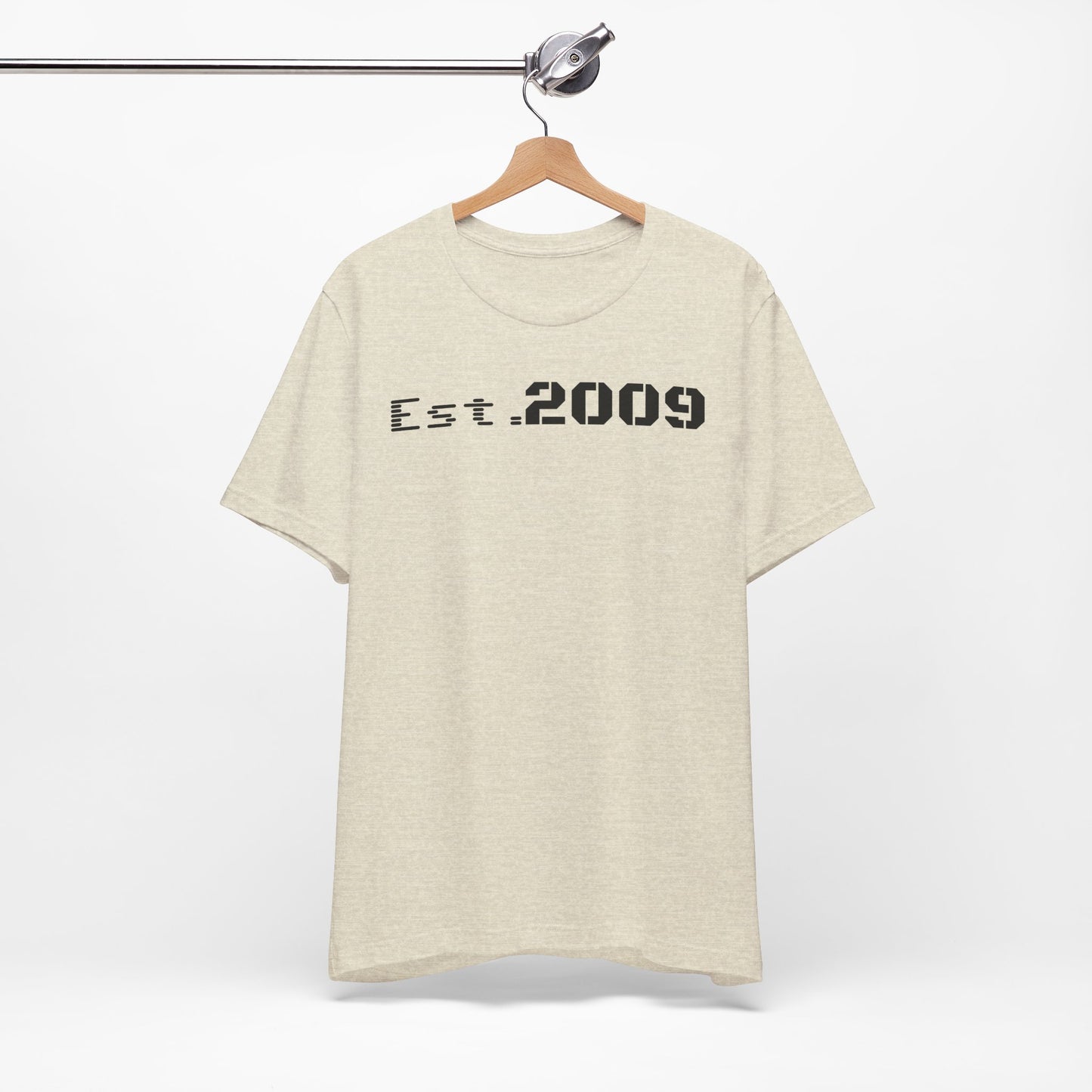 Established 2009 Unisex Tee - Casual Wear, Birthday Gift, Graduation Outfit, Anniversary Shirt, Personalized Fashion