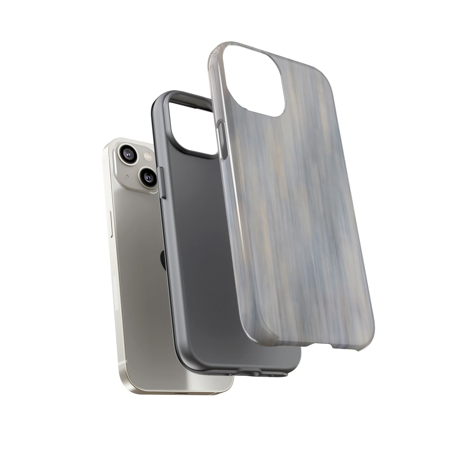 Stylish Tough Phone Case - Durable Protection with Modern Marble Design