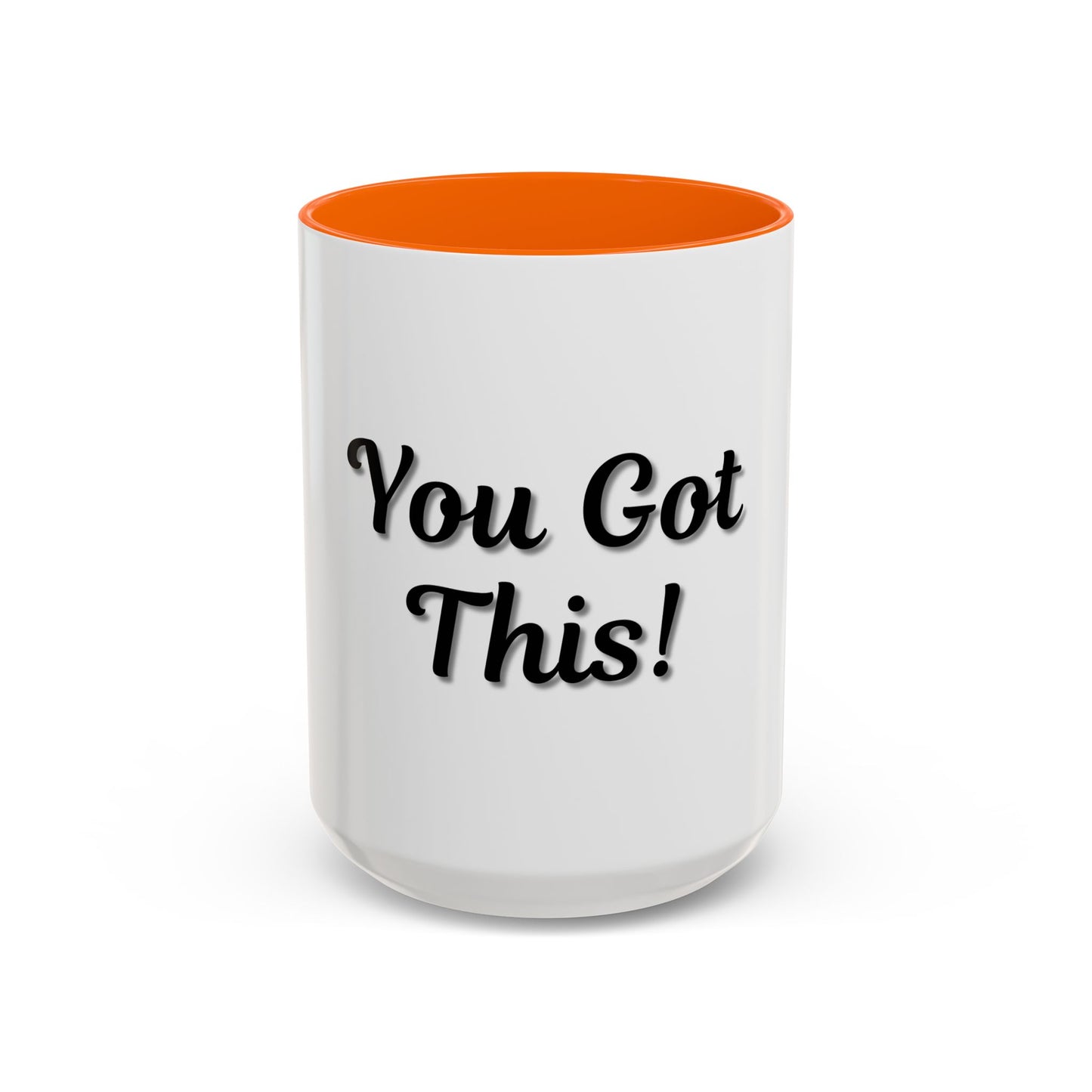 Inspirational Accent Coffee Mug - "You Got This!" - Perfect for Motivation & Gifts