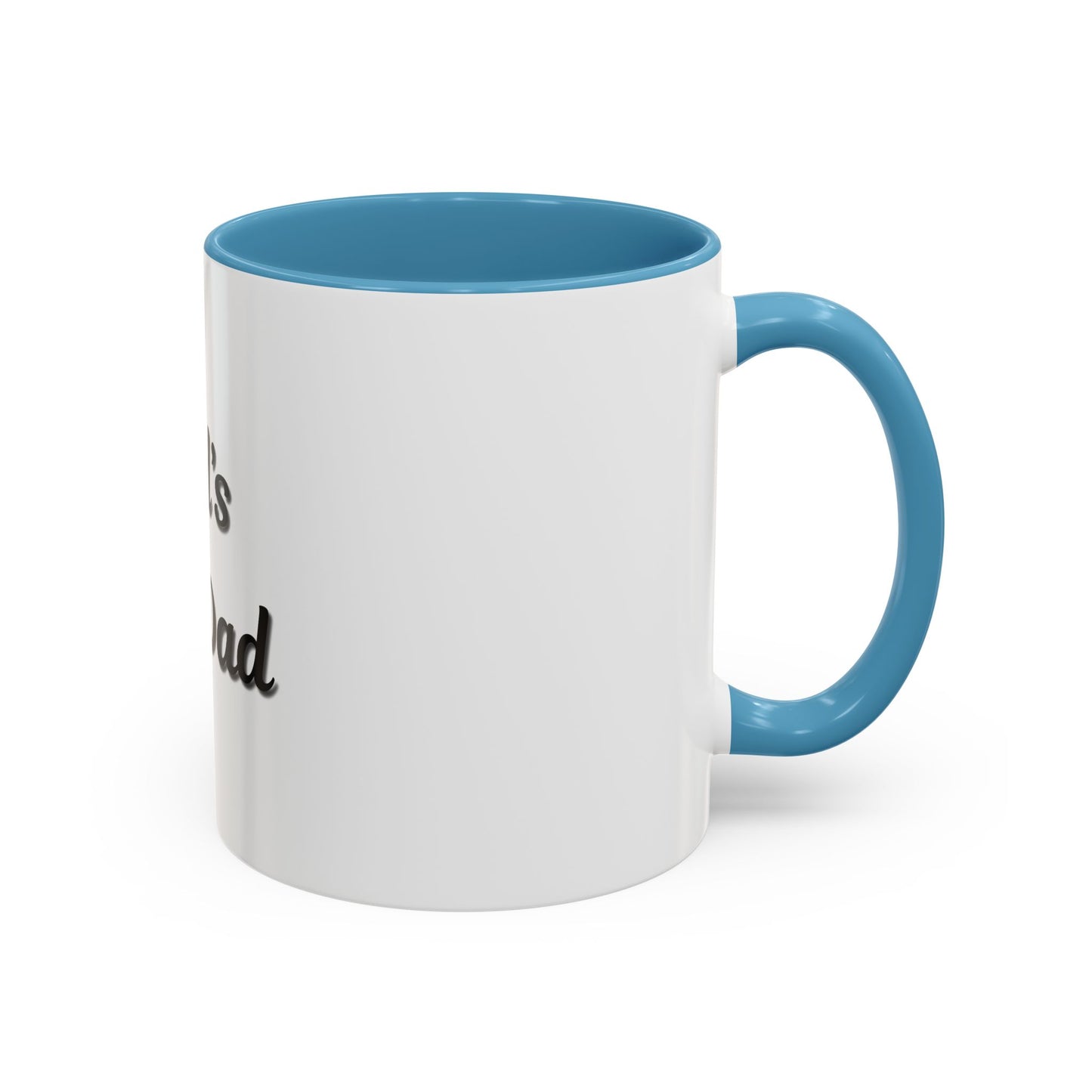 World's Best Dad Accent Coffee Mug - Perfect Gift for Father's Day