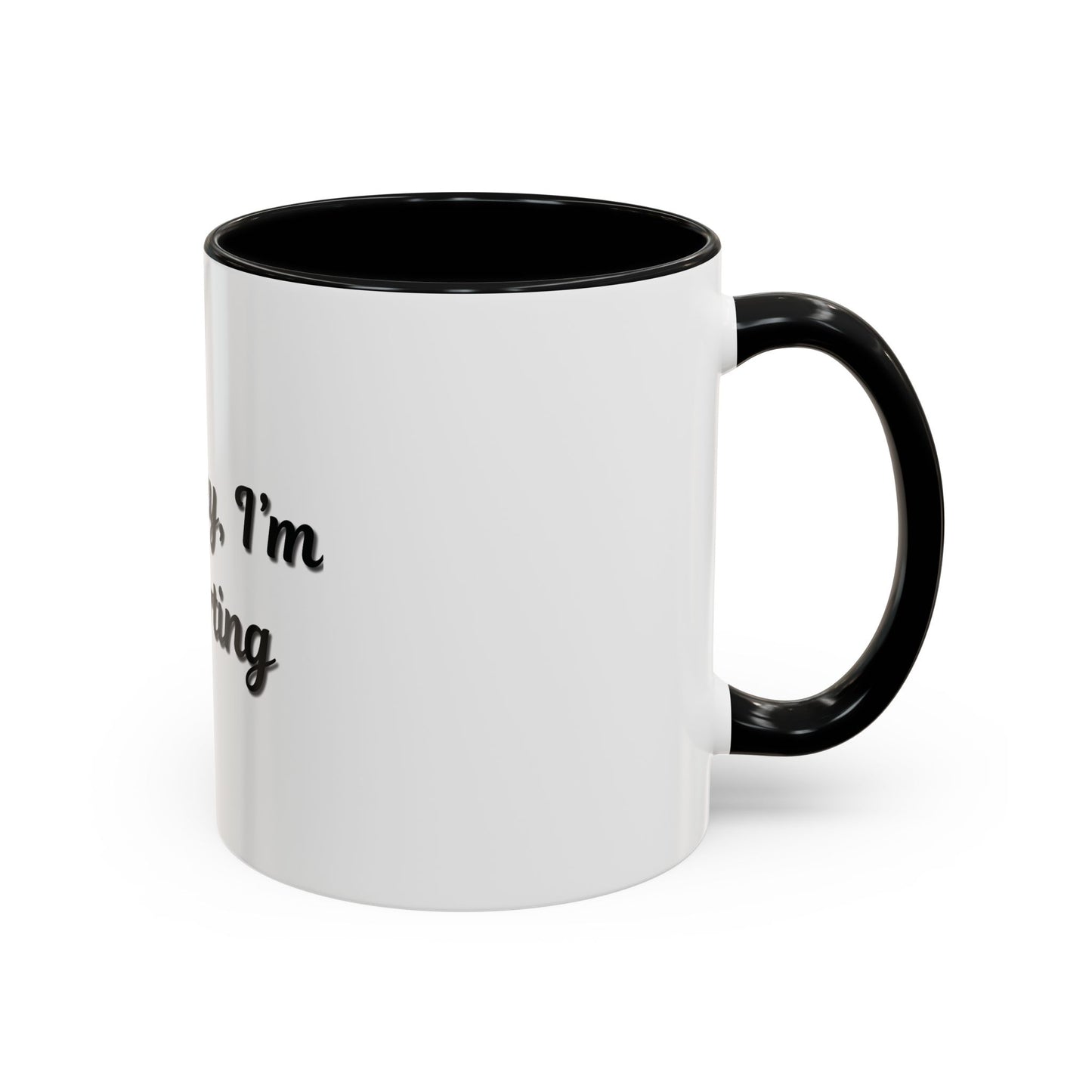 Introvert Coffee Mug - Go Away, I'm Introverting - Black Accent for Relaxing Moments