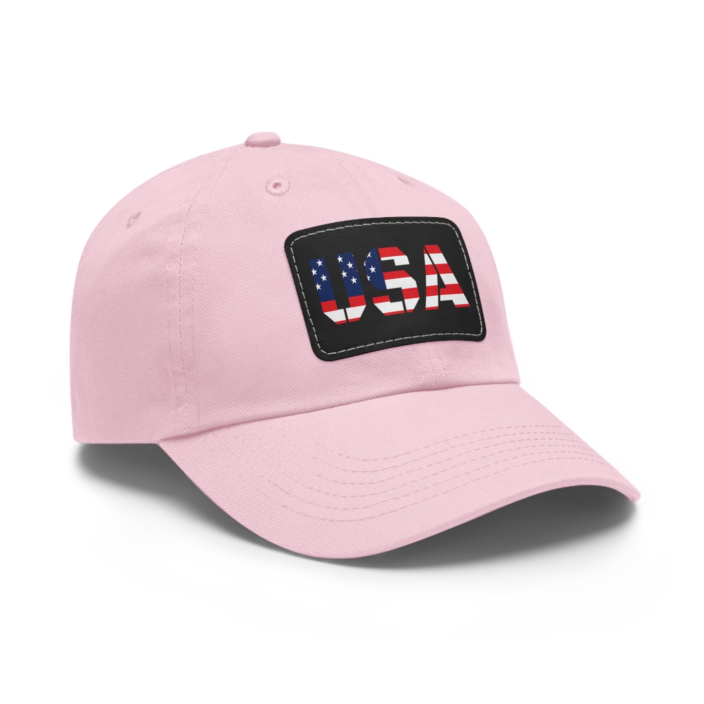 Dad Hat with USA Leather Patch