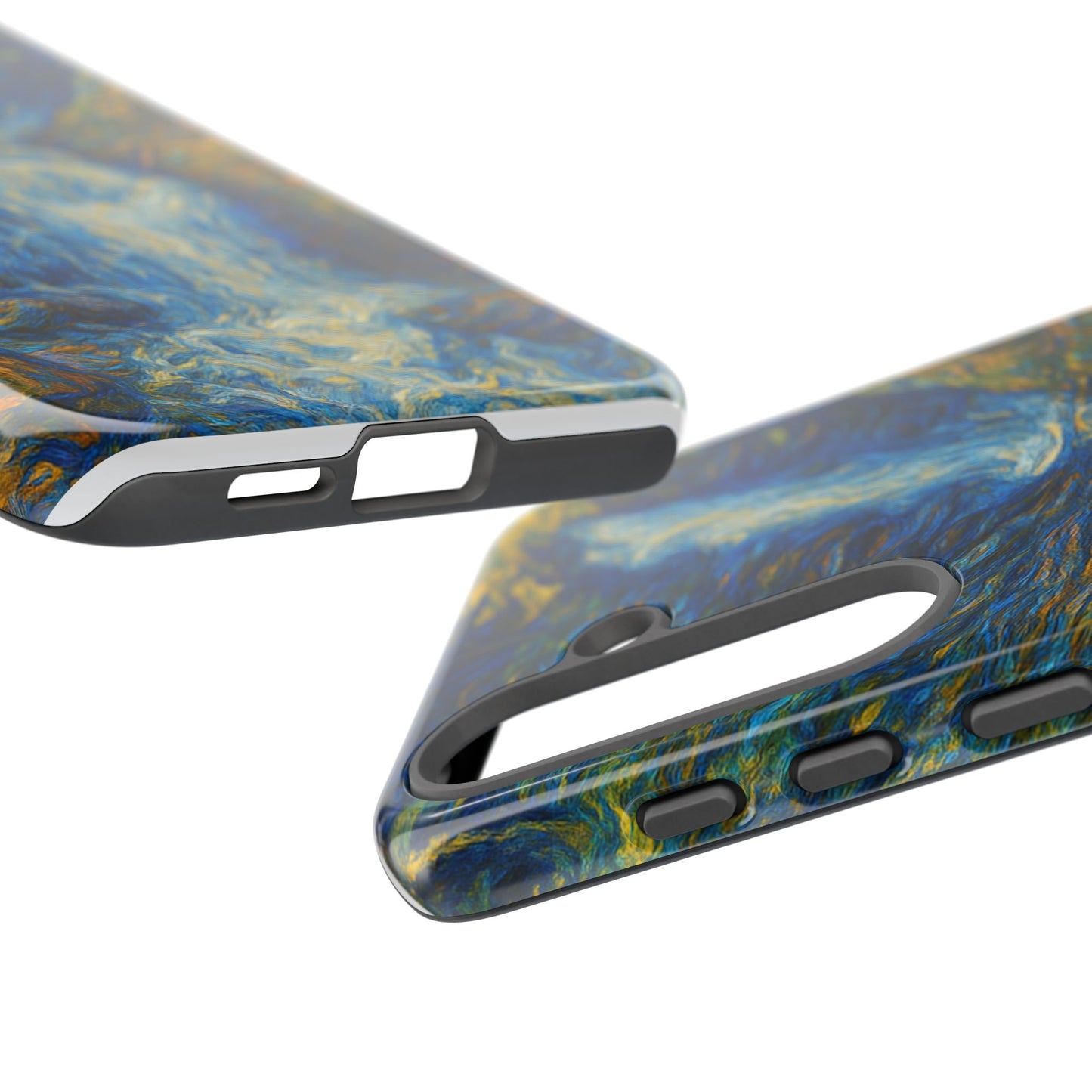 Artistic Phone Case - Waterfall Design, Unique Gift, Phone Accessory, Nature Lover, Original Artwork