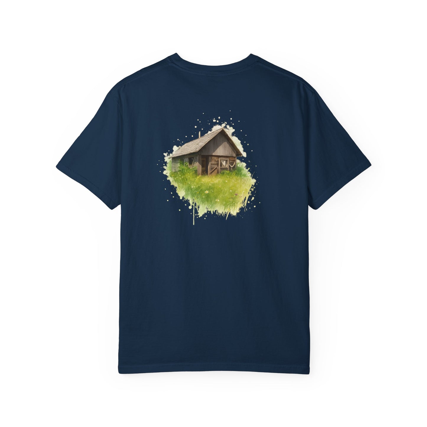 Nature-Inspired Unisex Garment-Dyed T-Shirt, Eco-Friendly Tee, Summer Casual Wear, Gift for Nature Lovers, Relaxed Fit T-Shirt