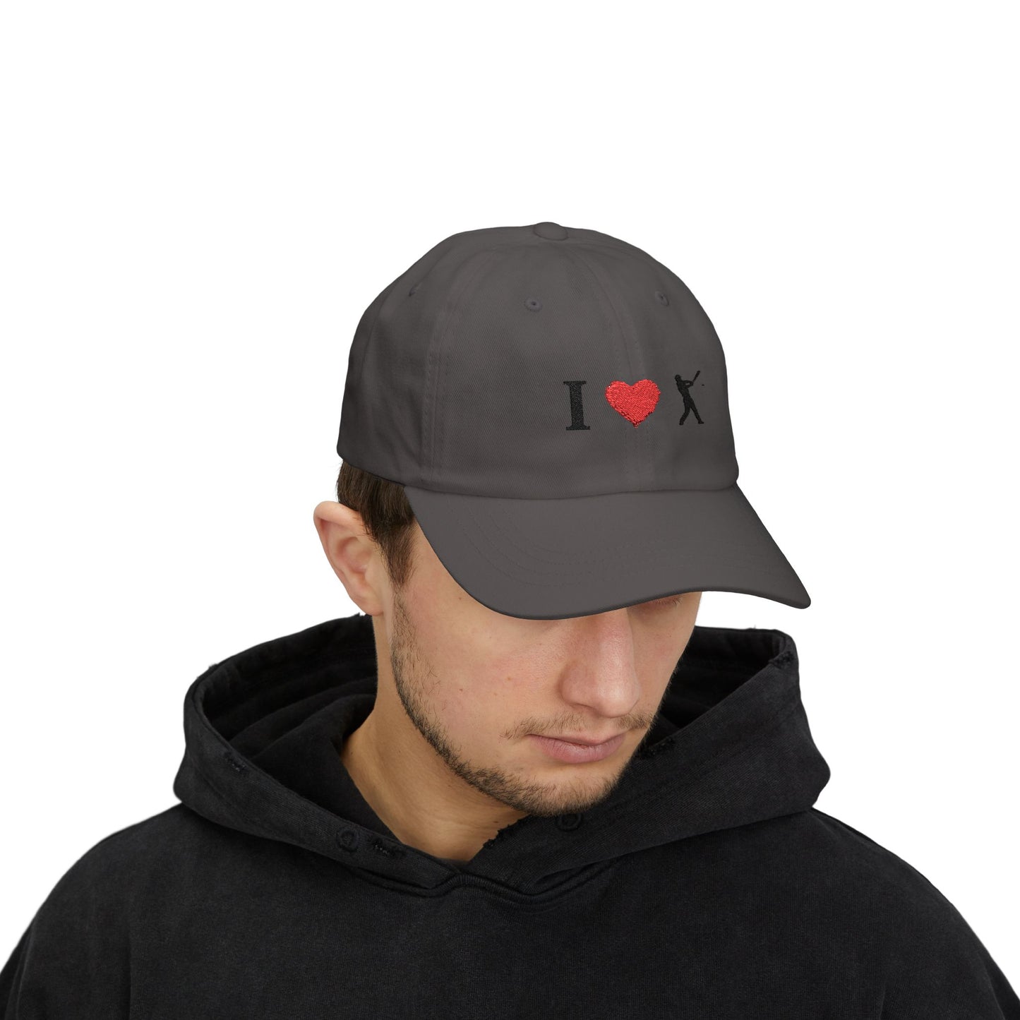 I Love Baseball Dad Cap, Sporty Hat for Dads, Baseball Lover Gift, Father's Day Gift, Casual Everyday Wear