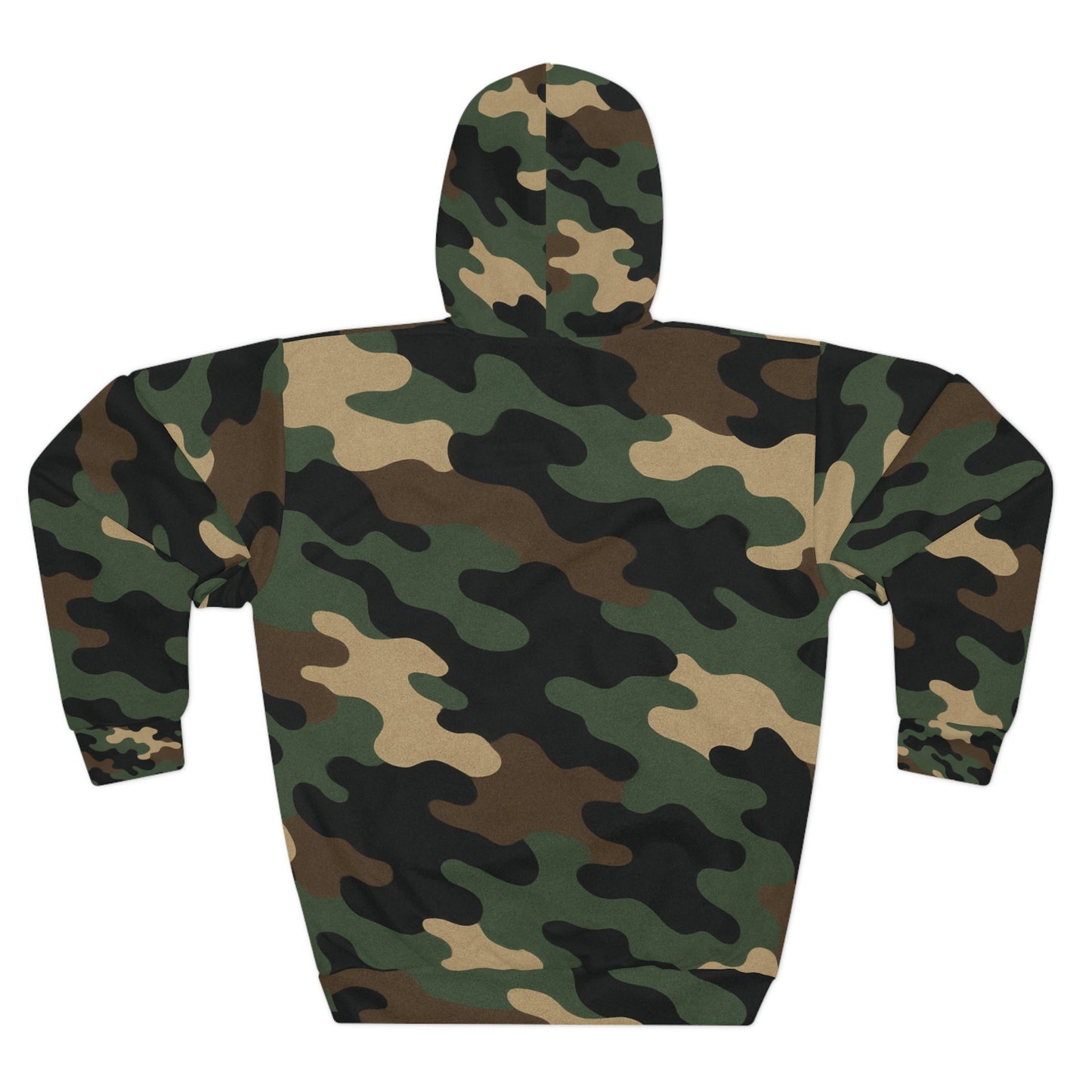 Camo Print Unisex Pullover Hoodie - Stylish, Comfortable, Perfect for Outdoor Adventures, Gifts for Him and Her, Casual Wear, All-Season