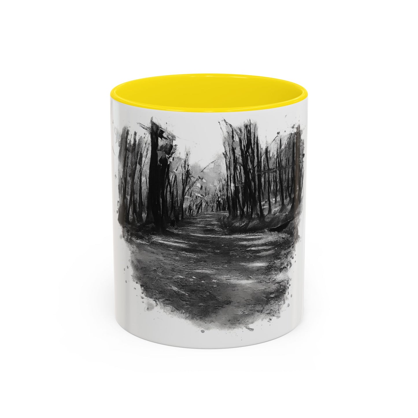 Moody Abstract Forest Coffee Mug | Unique Gift for Nature Lovers, Cozy Home Decor, Perfect for Coffee, Tea, and Hot Chocolate