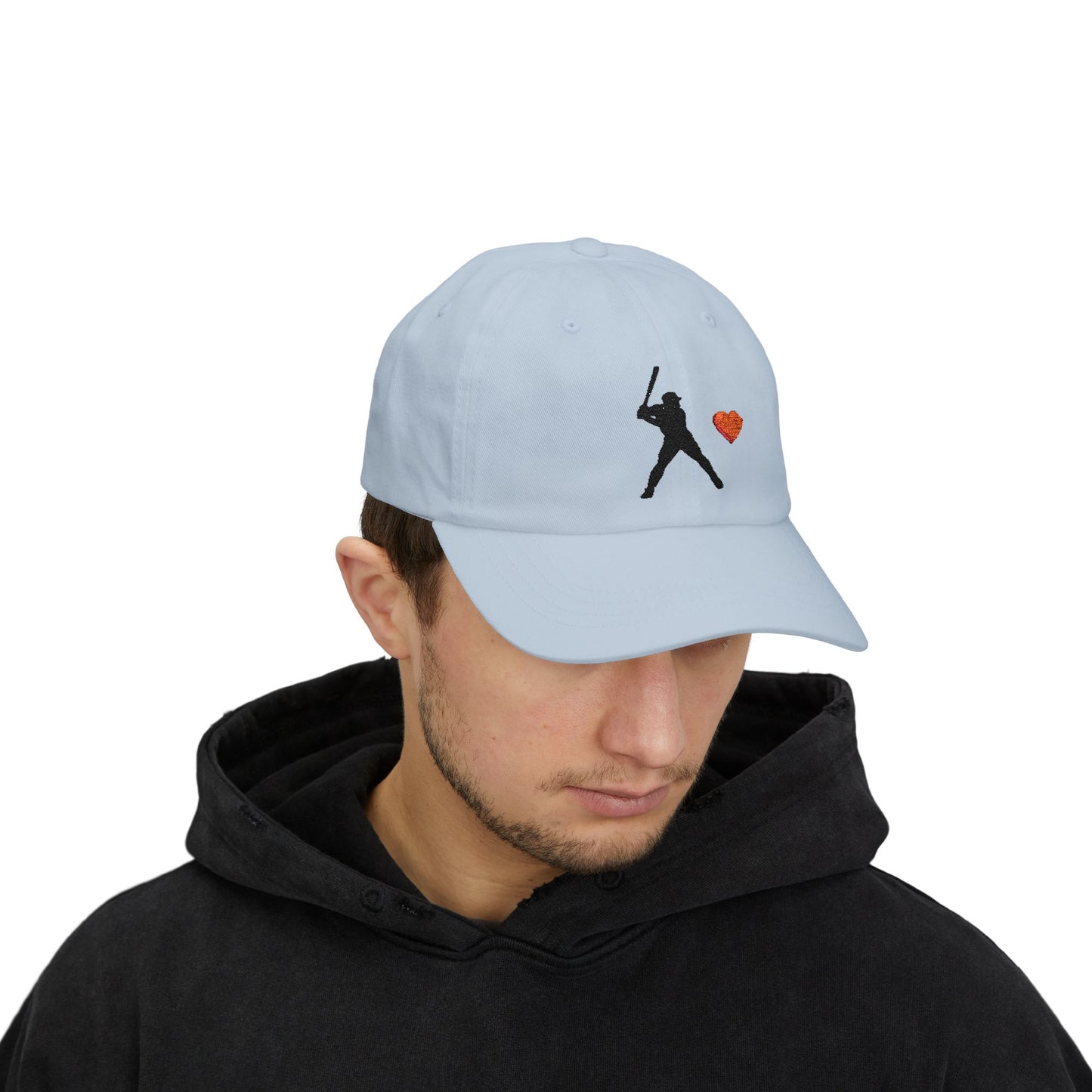 Baseball Love Dad Cap - Perfect Gift for Sports Dads, Father's Day, Casual Wear, Summer Style, Stylish Baseball Hat