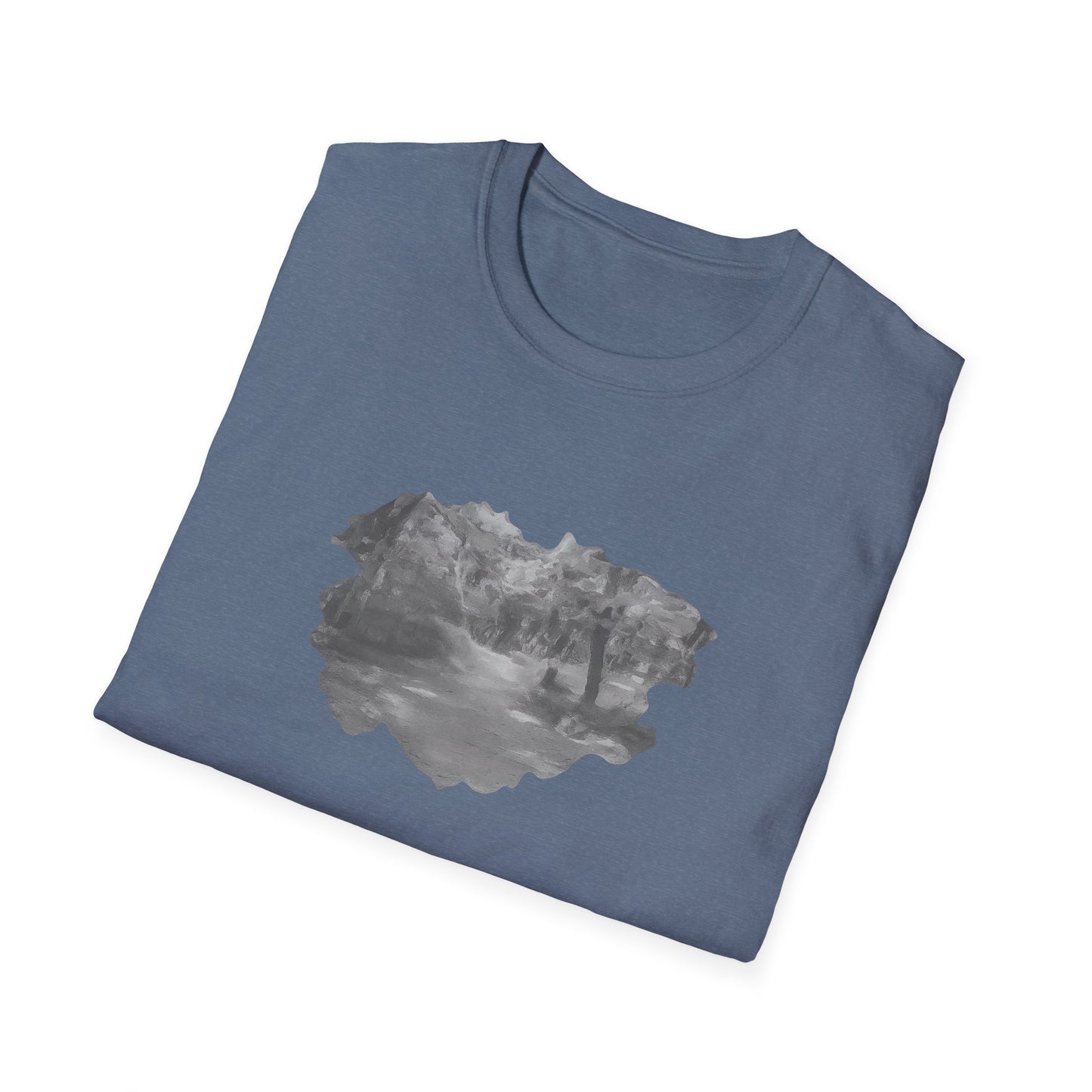Serene Nature Landscape T-Shirt - Comfortable Unisex Tee, Outdoor Adventures, Nature Lover Gift, Casual Wear, Stylish Spring Top