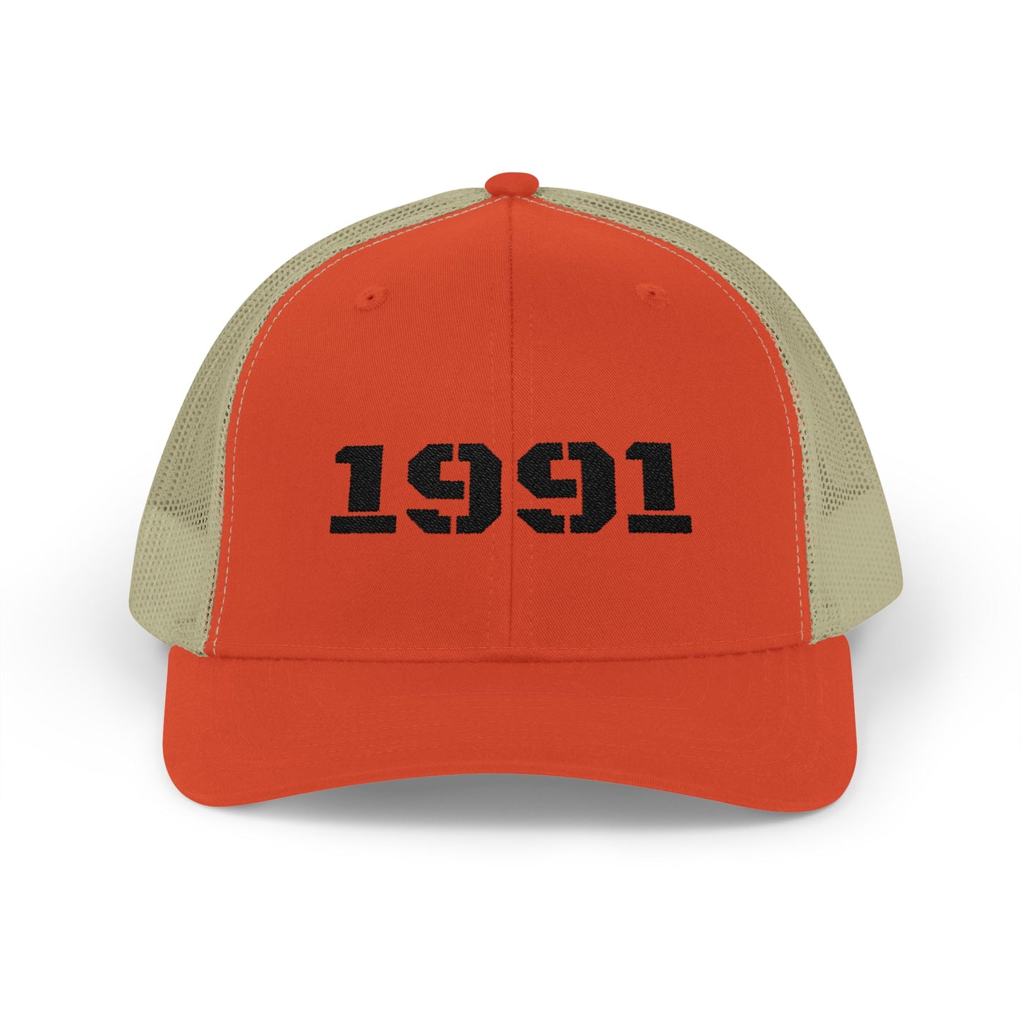 Vintage 1991 Snapback Trucker Cap, Retro Hat, Unisex Baseball Cap, Gift for Birth Year 1991, Casual Style Headwear