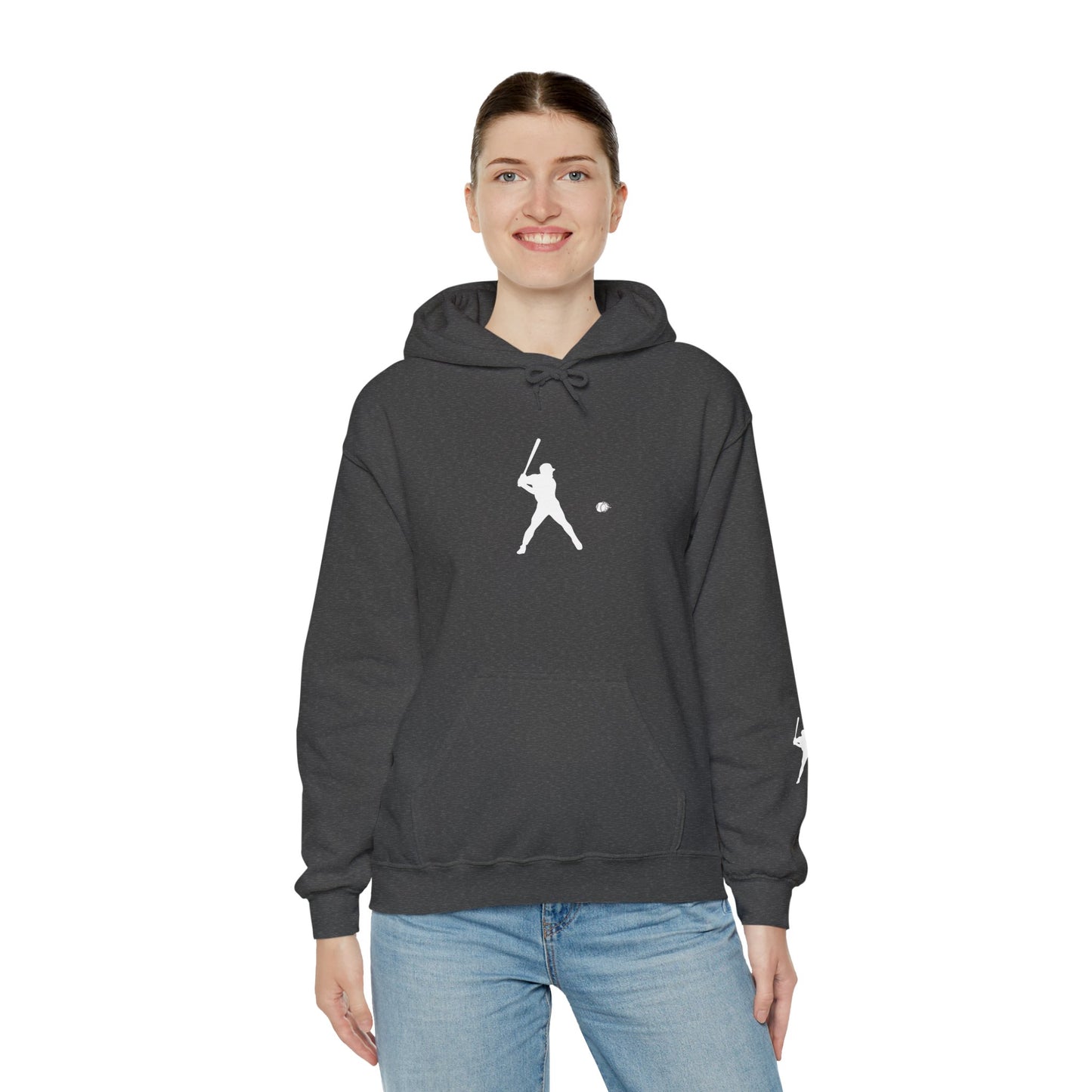 Sporty Unisex Baseball Hooded Sweatshirt, Casual Hoodie for Athletes, Perfect for Gifts, Comfy Streetwear, Ideal for Sports Events, Personal Use