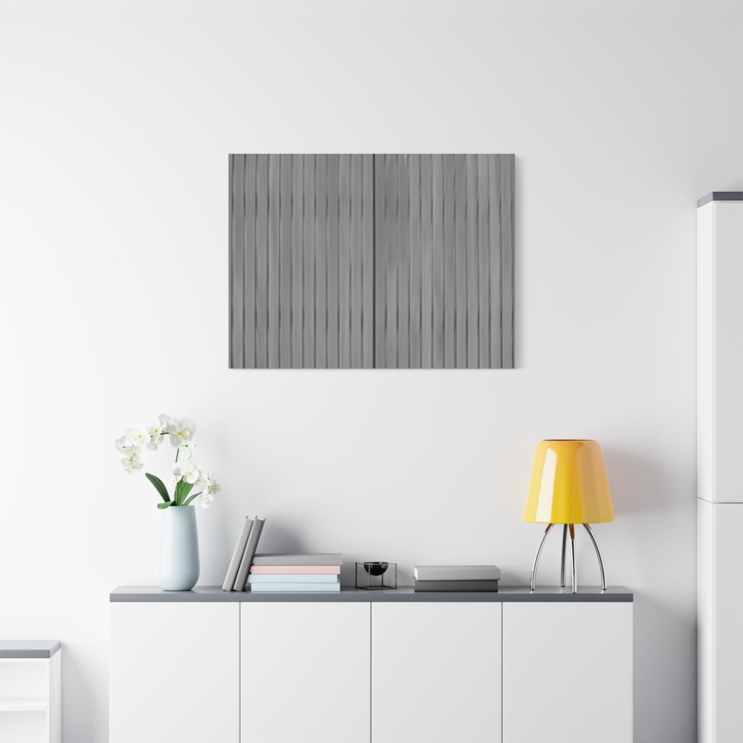 Modern Striped Canvas Art - 1.25" Stretched Wall Decor